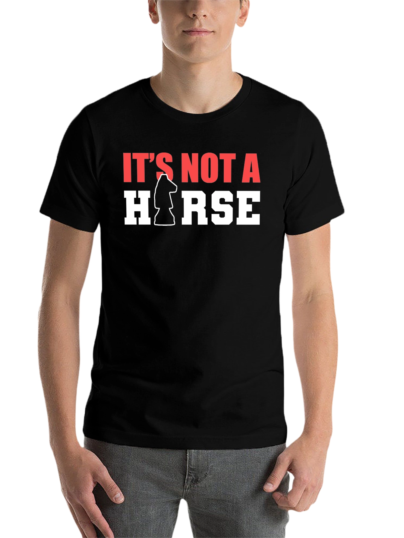 It's Not A Horse T-Shirt Chess Knight Graphic Tee - 7