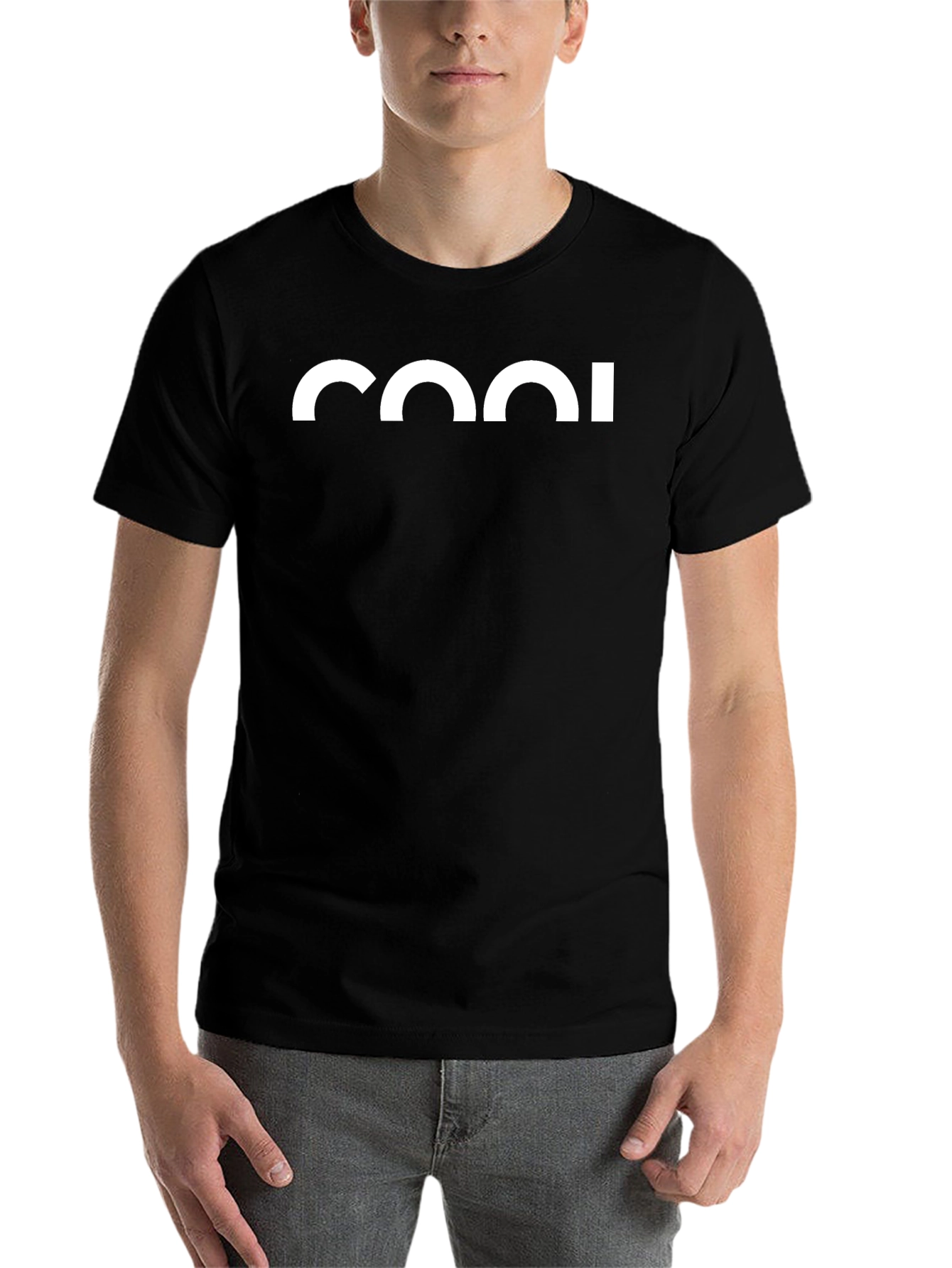 Cool Graphic Print Black T-Shirt - 7