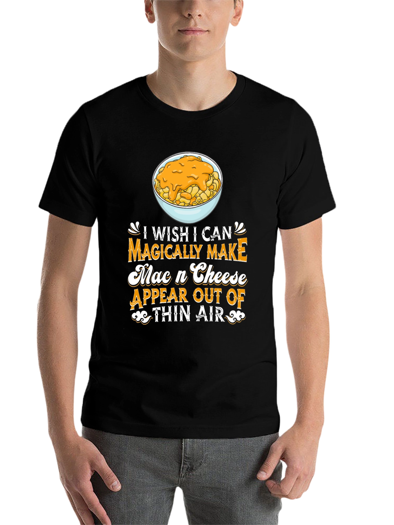 Black Magically Make Mac n Cheese T-Shirt view 7
