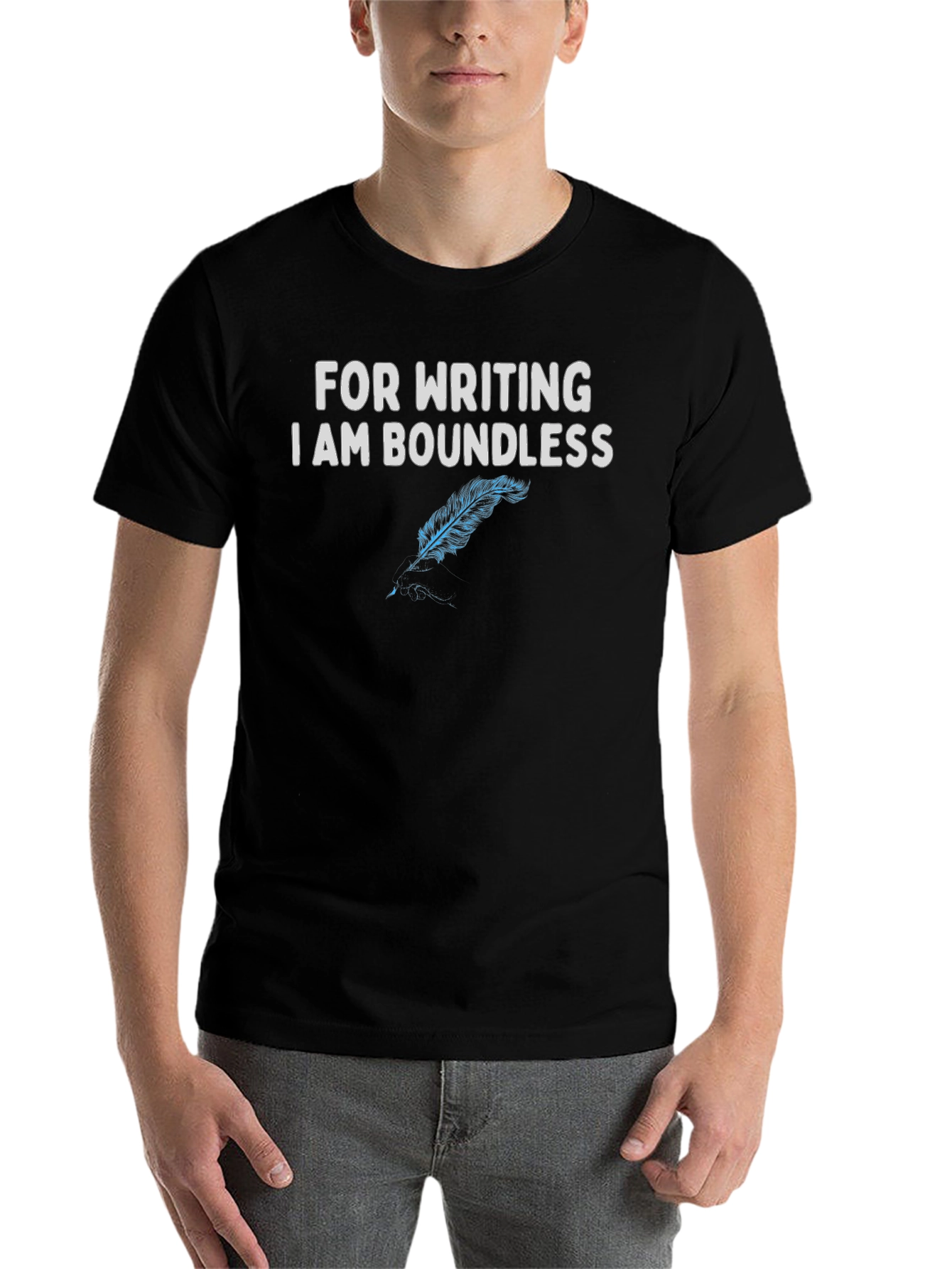 Boundless Writing T-Shirt - Quill Design - 7