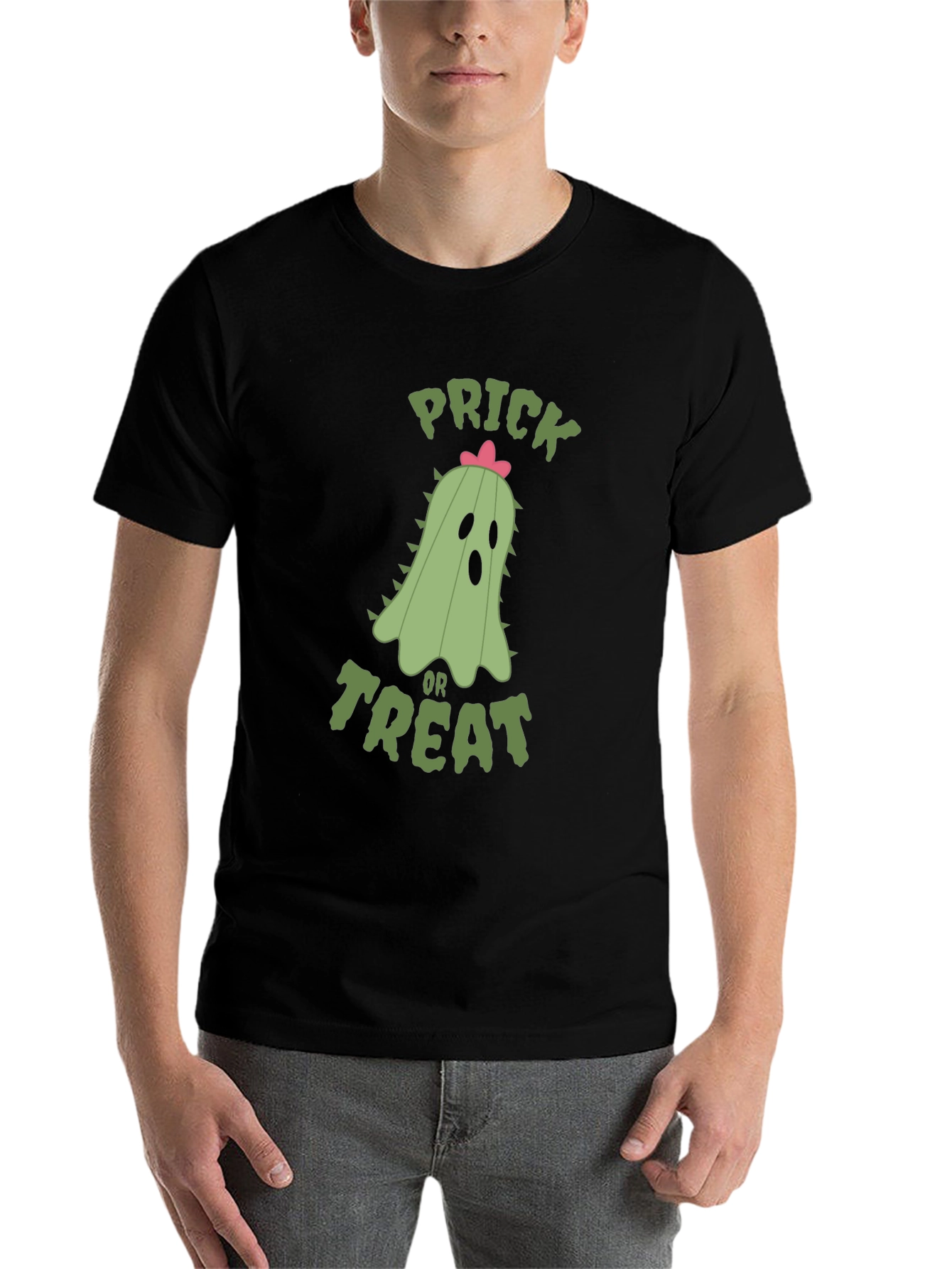 Black Prick or Treat Halloween T-Shirt view 7