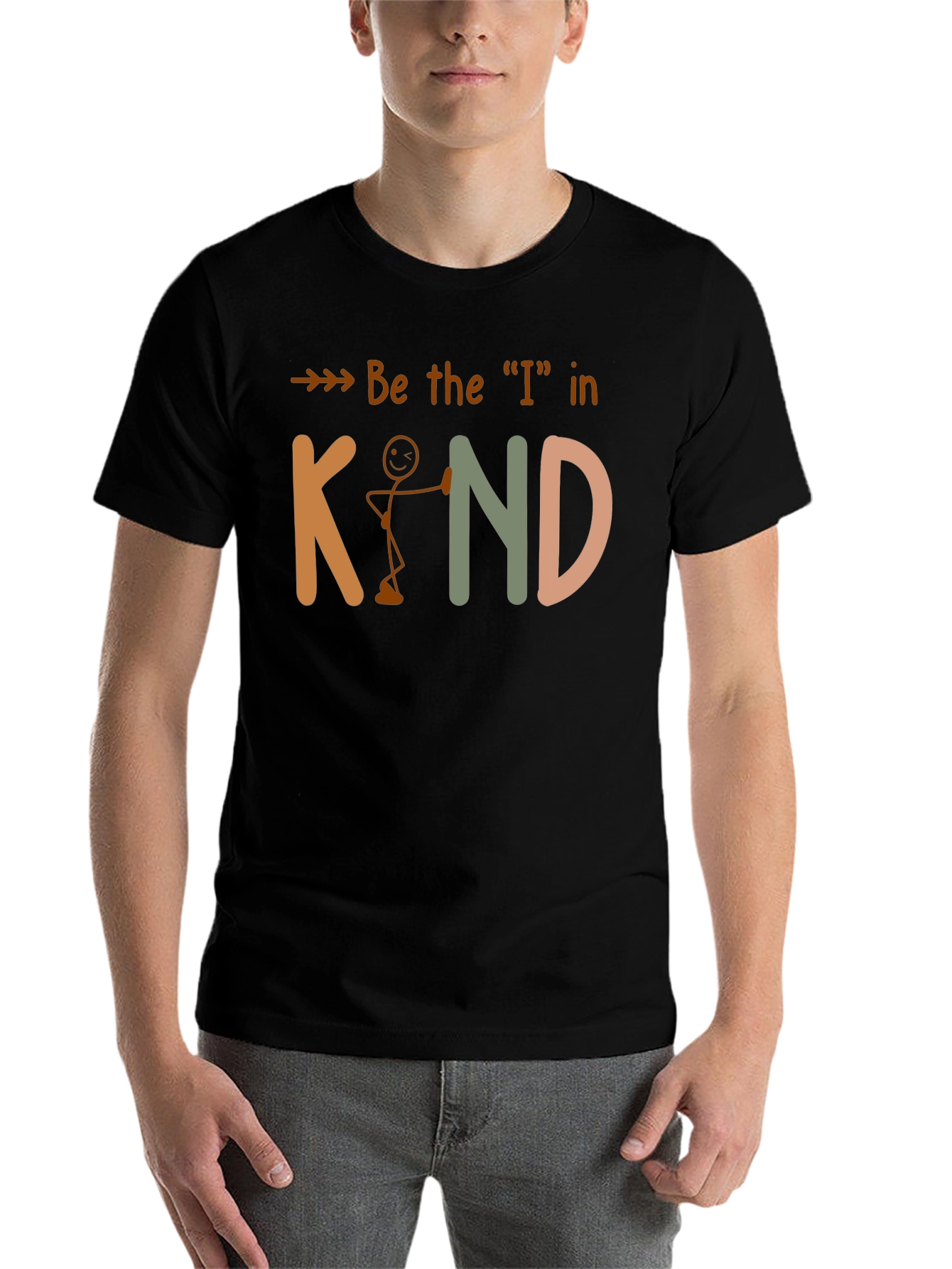 Black Be the "I" in Kind T-Shirt view 7