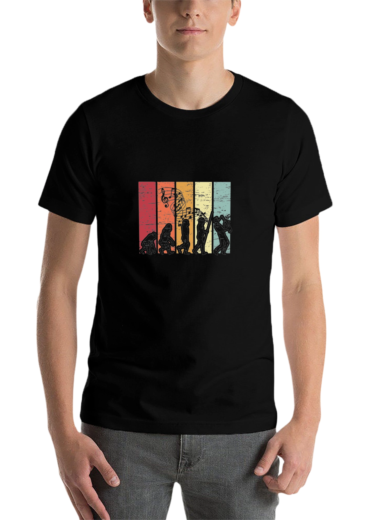 Black Music Evolution Graphic Tee view 7