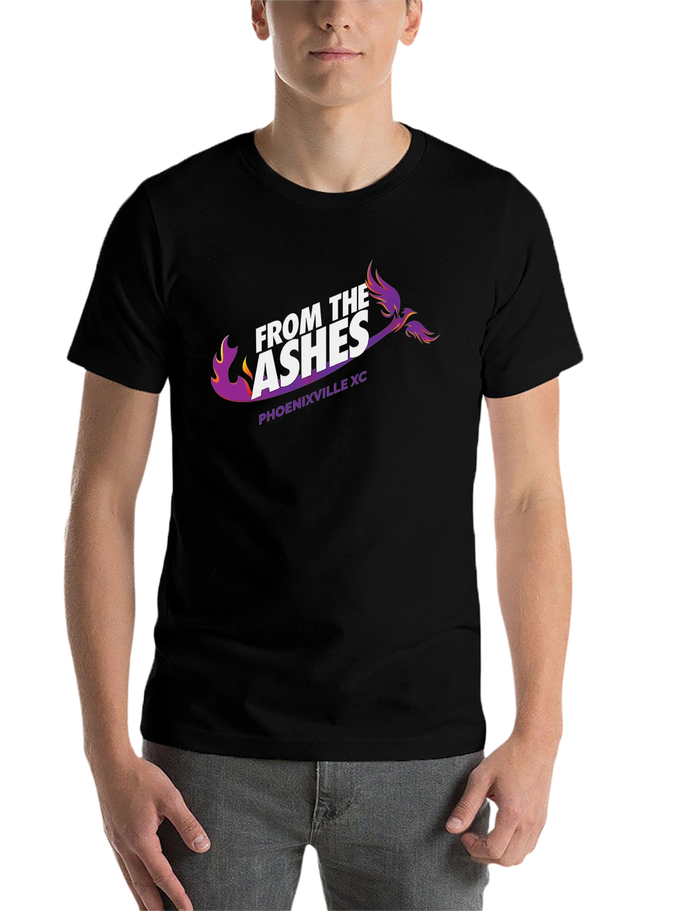 Black From The Ashes Phoenixville XC T-Shirt view 7