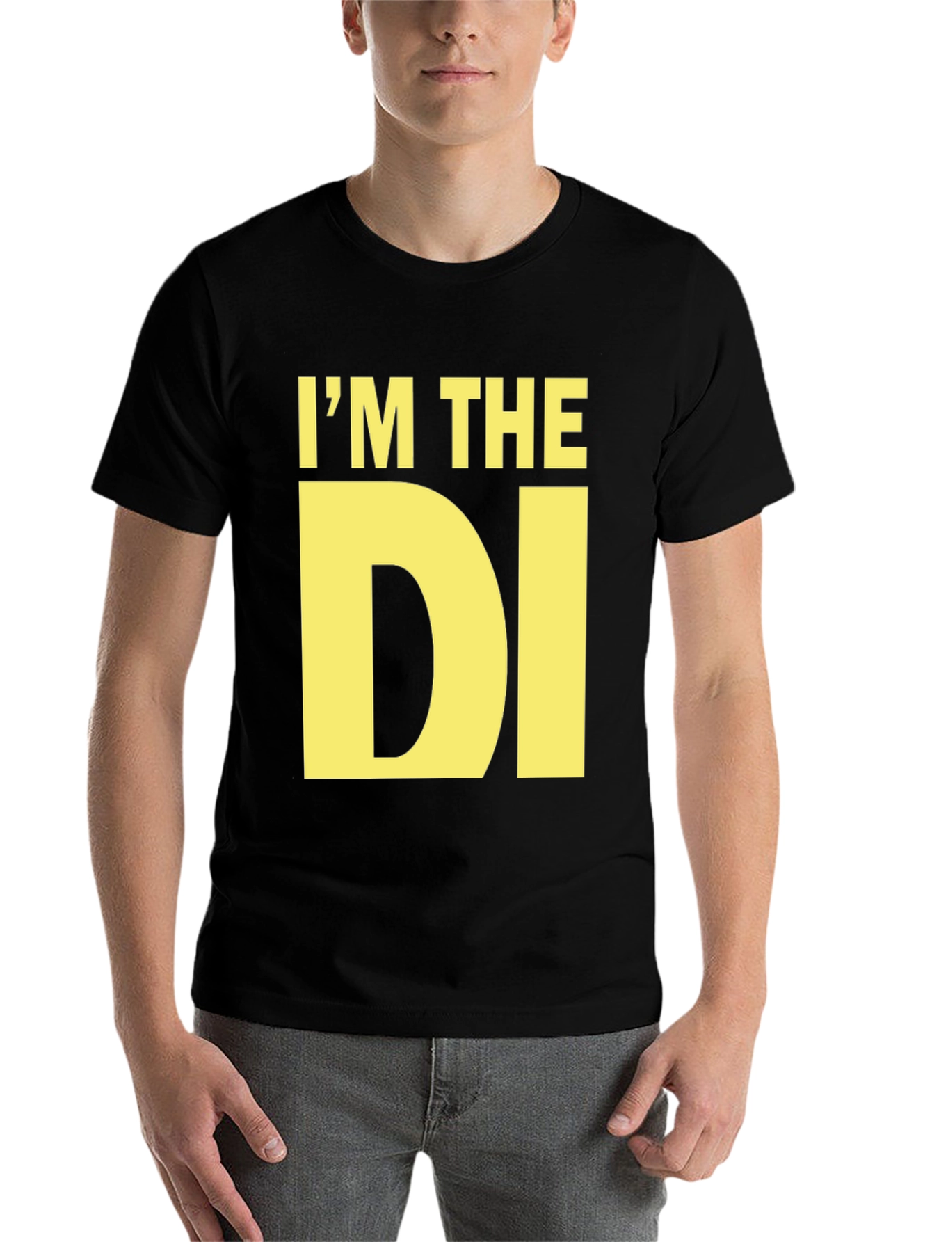 Black I'm The DI - Bold Graphic T-Shirt view 7