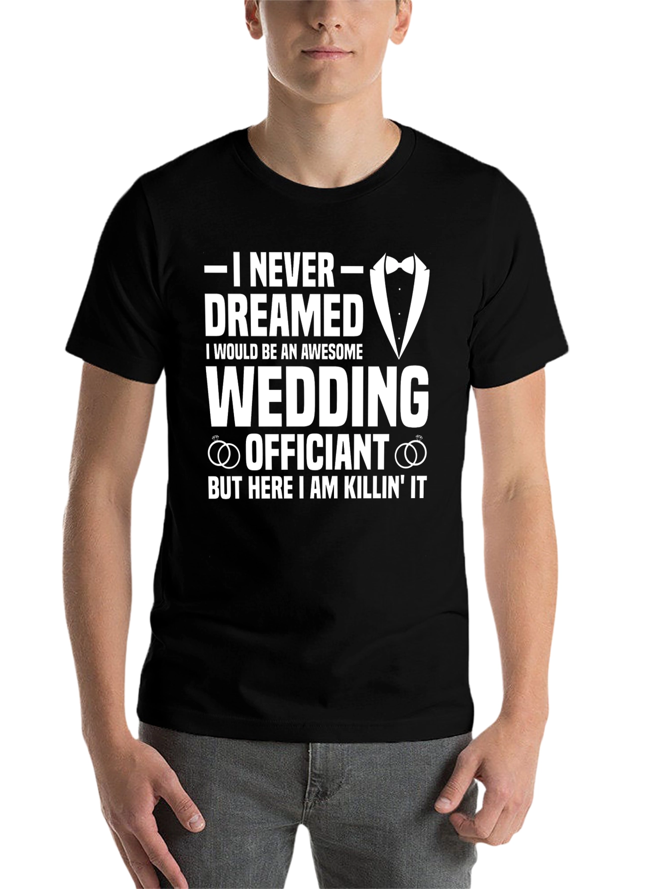 Awesome Wedding Officiant T-Shirt - Killin' It! - 7