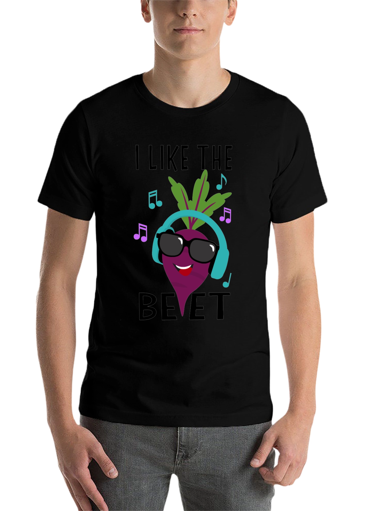 Black I Like The Beet T-Shirt view 7