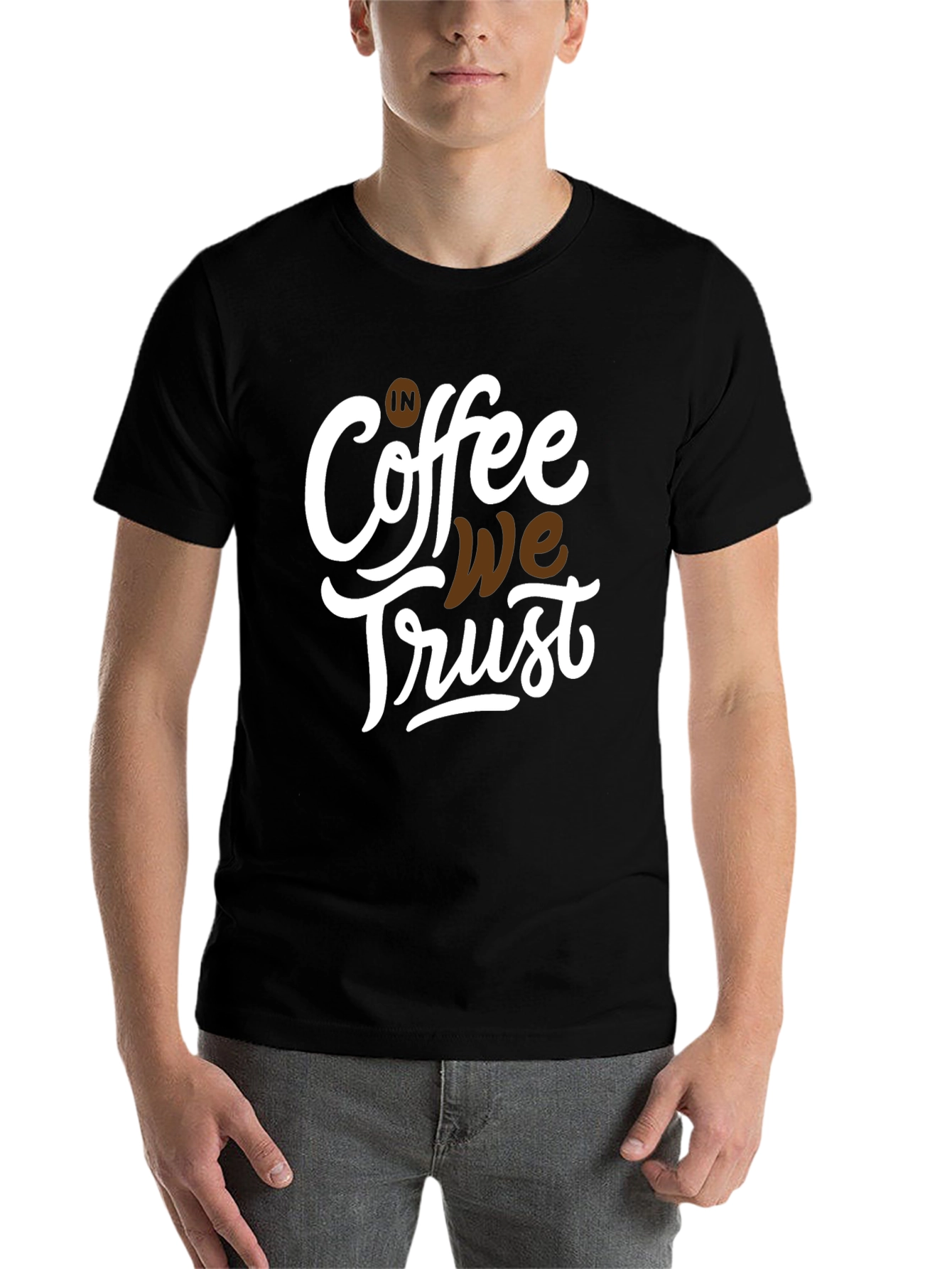 Black Coffee We Trust Graphic Tee - Black view 7
