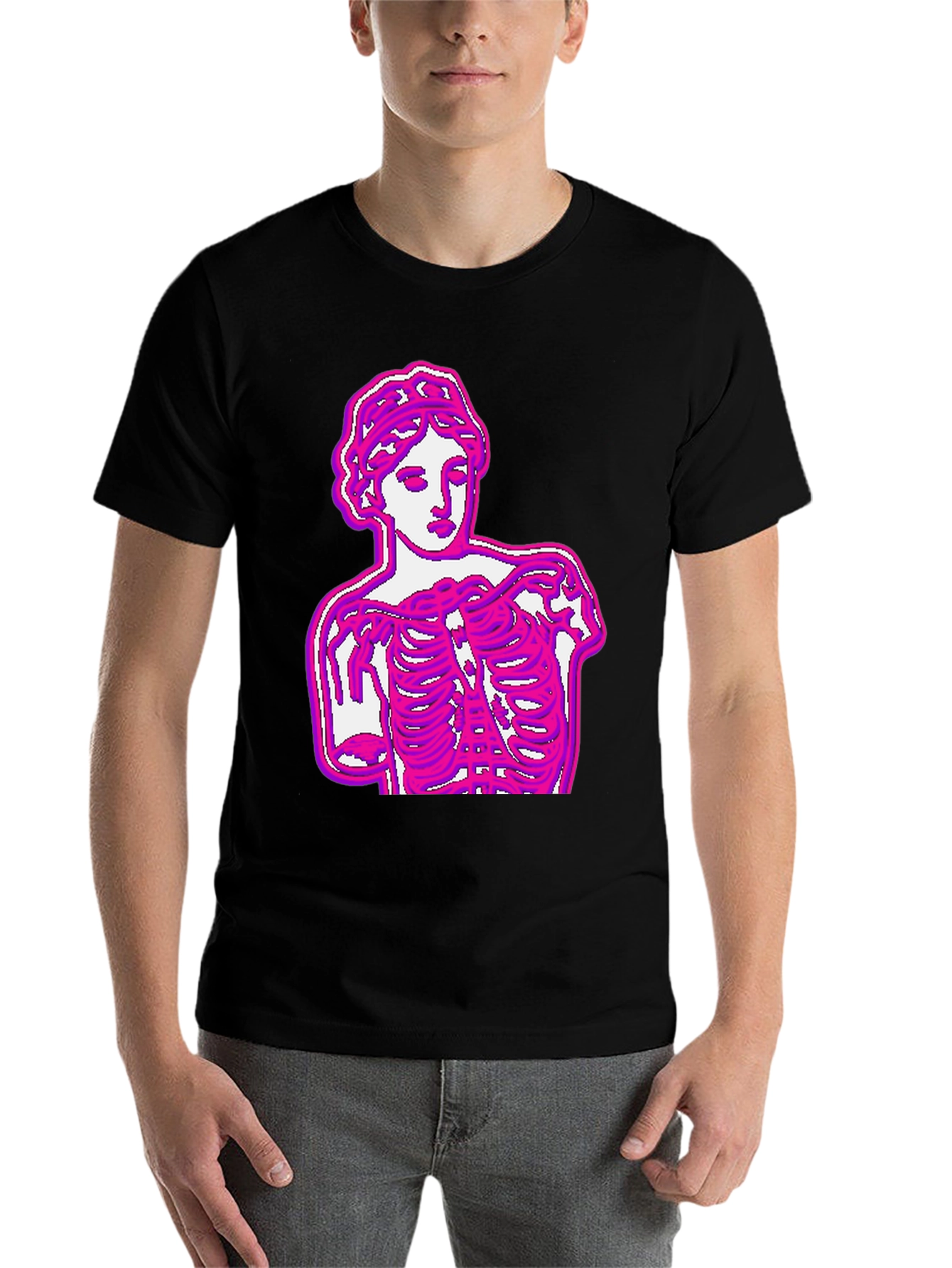 Black Venus Anatomy T-Shirt - Unique Graphic Tee view 7