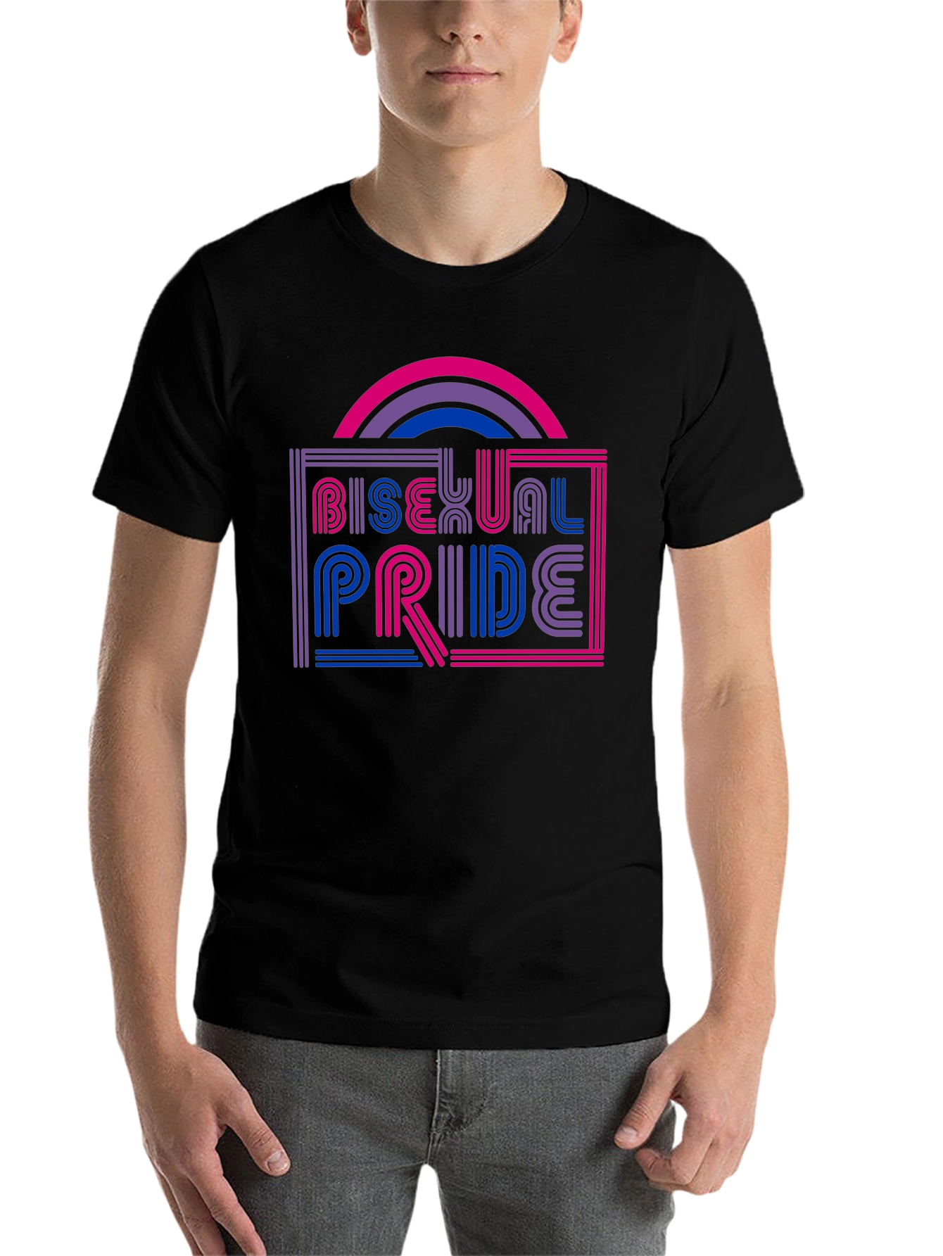 Bisexual Pride T-Shirt - LGBTQ+ Graphic Tee - 7