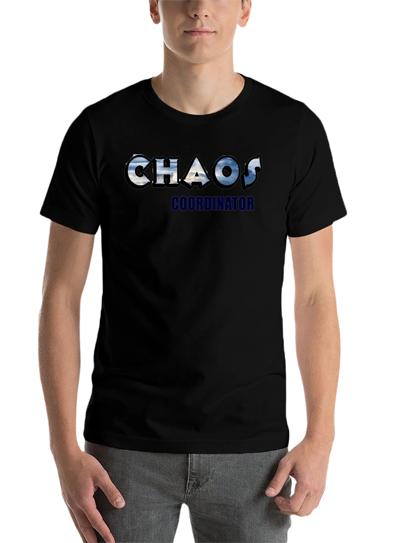 Black Chaos Coordinator T-Shirt Funny Job Tee view 7