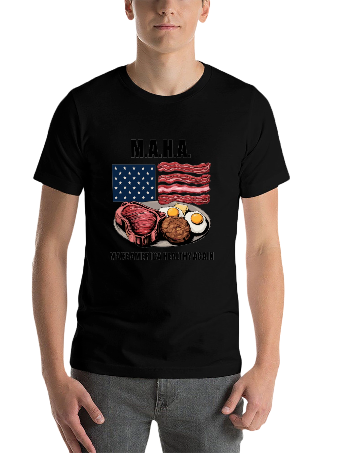 MAHA Make America Healthy Again Funny T-Shirt - 7
