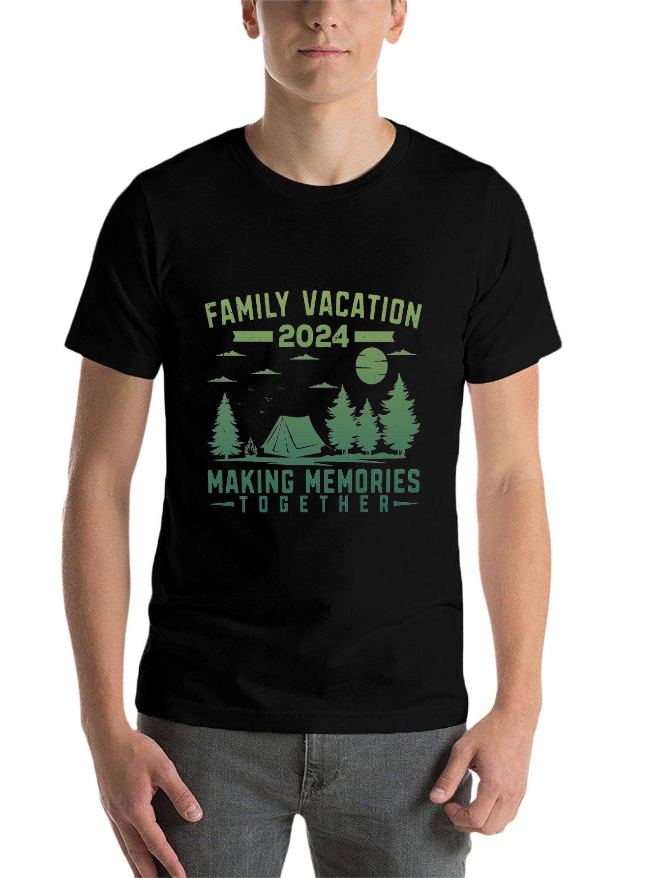 Family Vacation 2024 Camping T-Shirt - 7