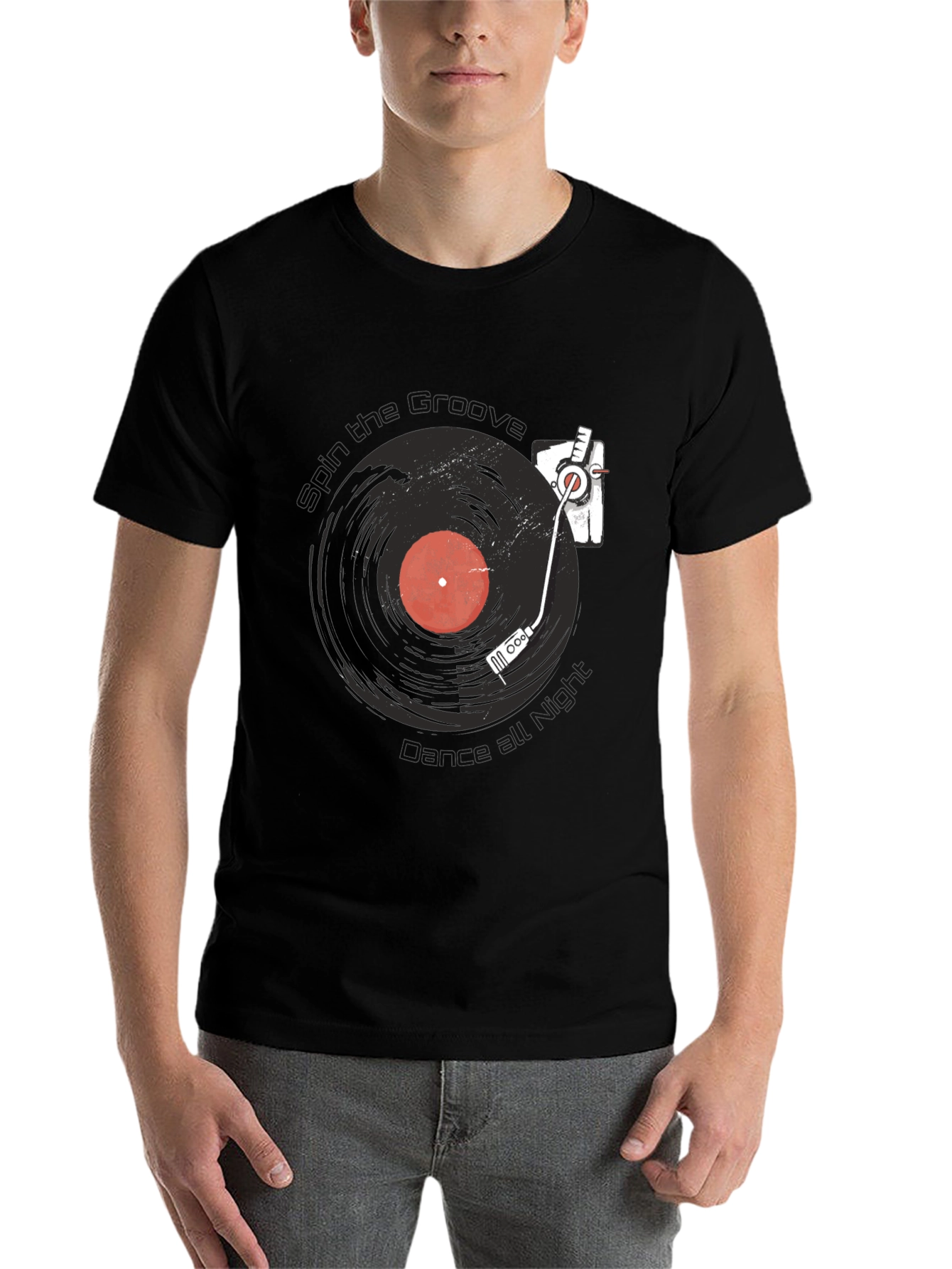 Black Spin the Groove Tee - Dance All Night! view 7