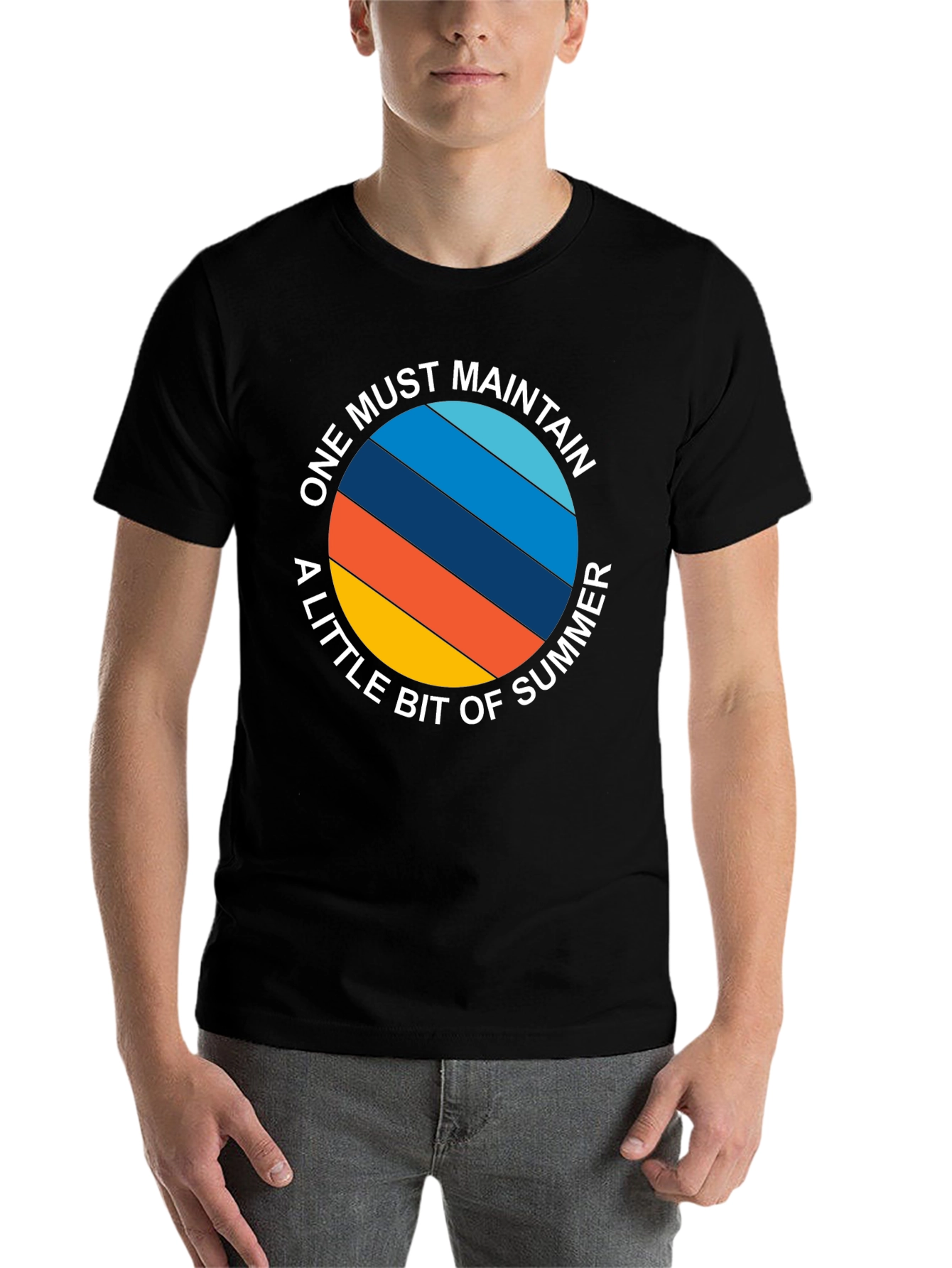 Black Maintain Summer Black T-Shirt view 7
