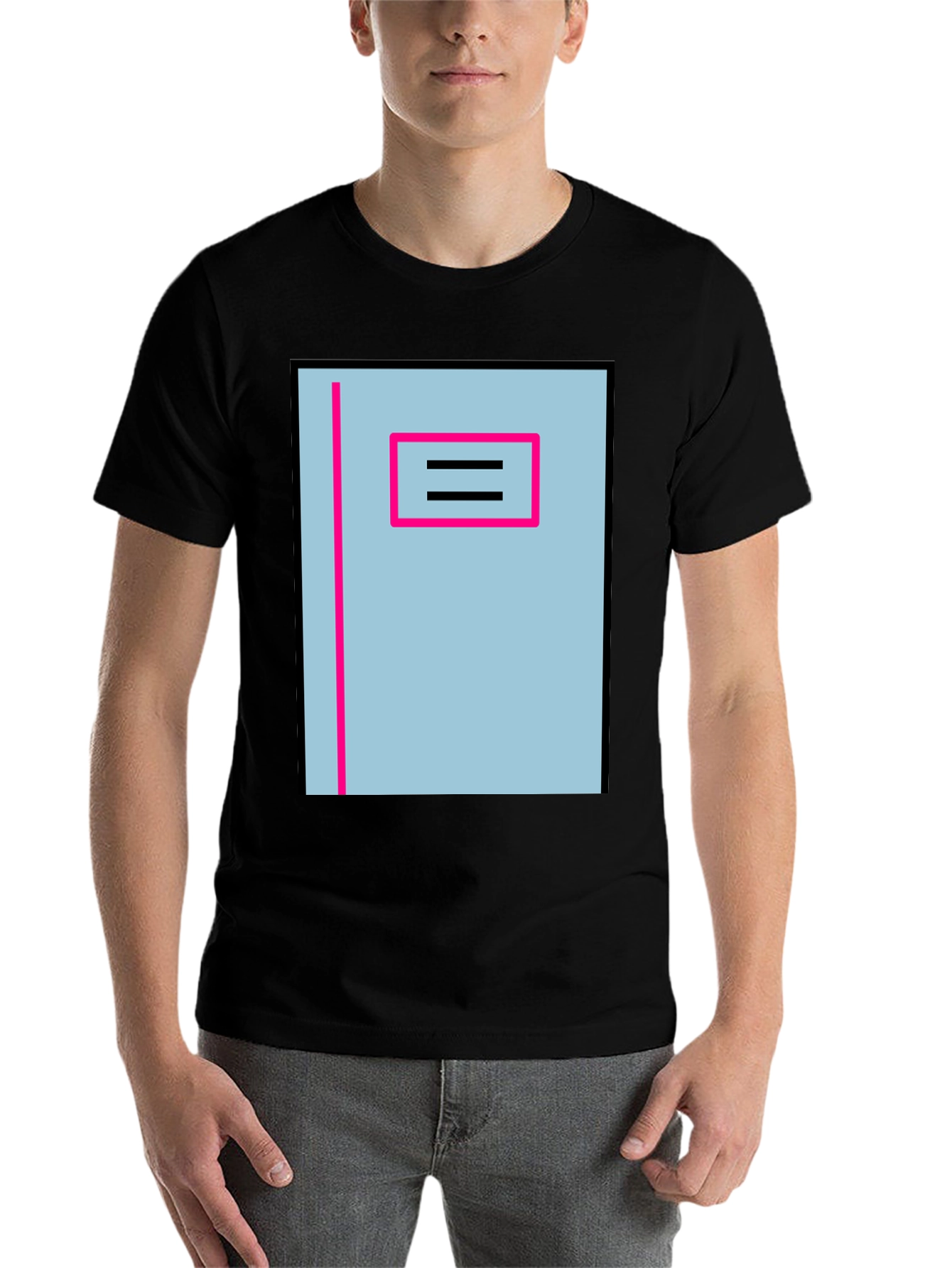 Black Notebook Graphic Tee - Stylish & Comfortable Casual Wear view 7