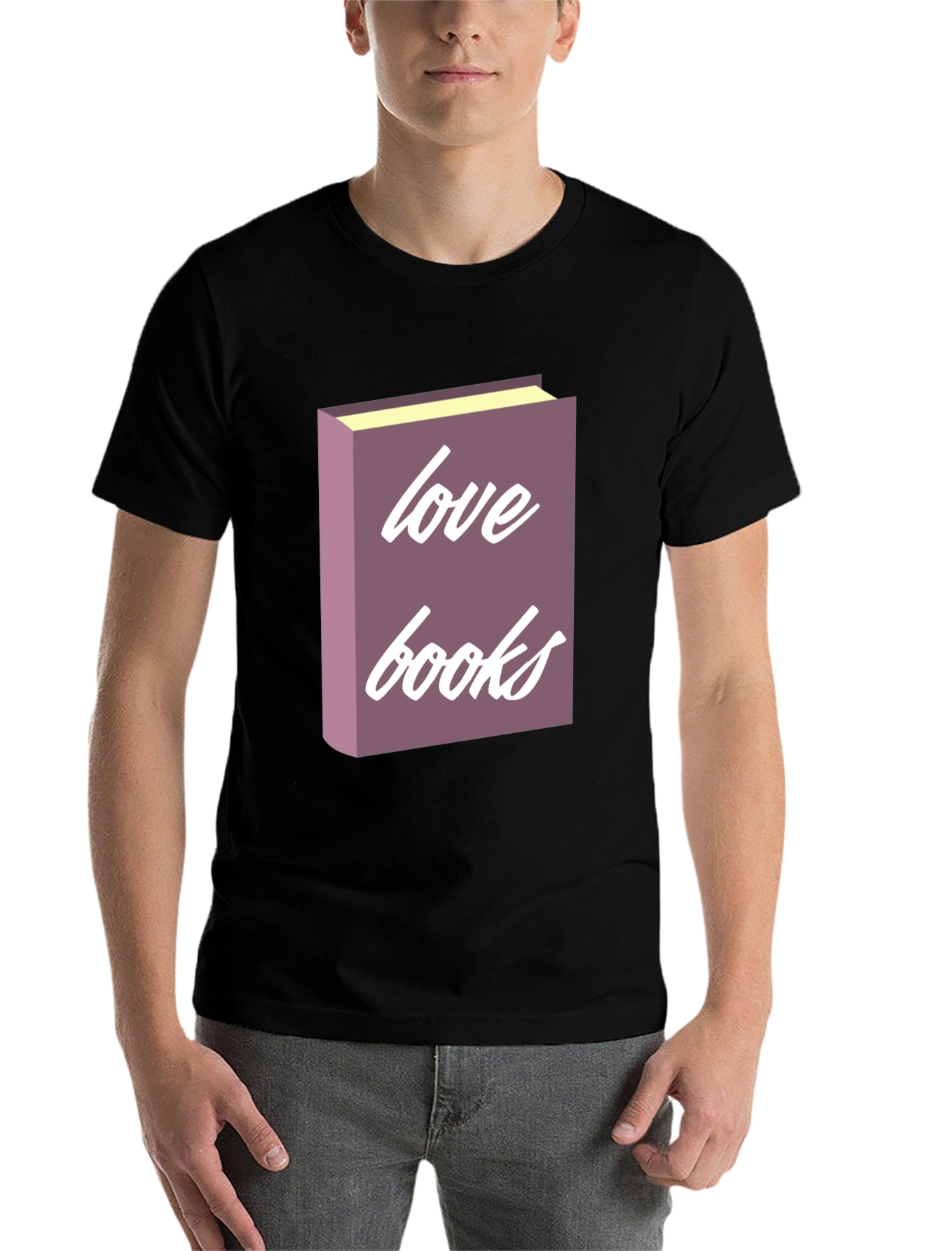 Black Love Books Graphic Tee - Book Lover Shirt view 7