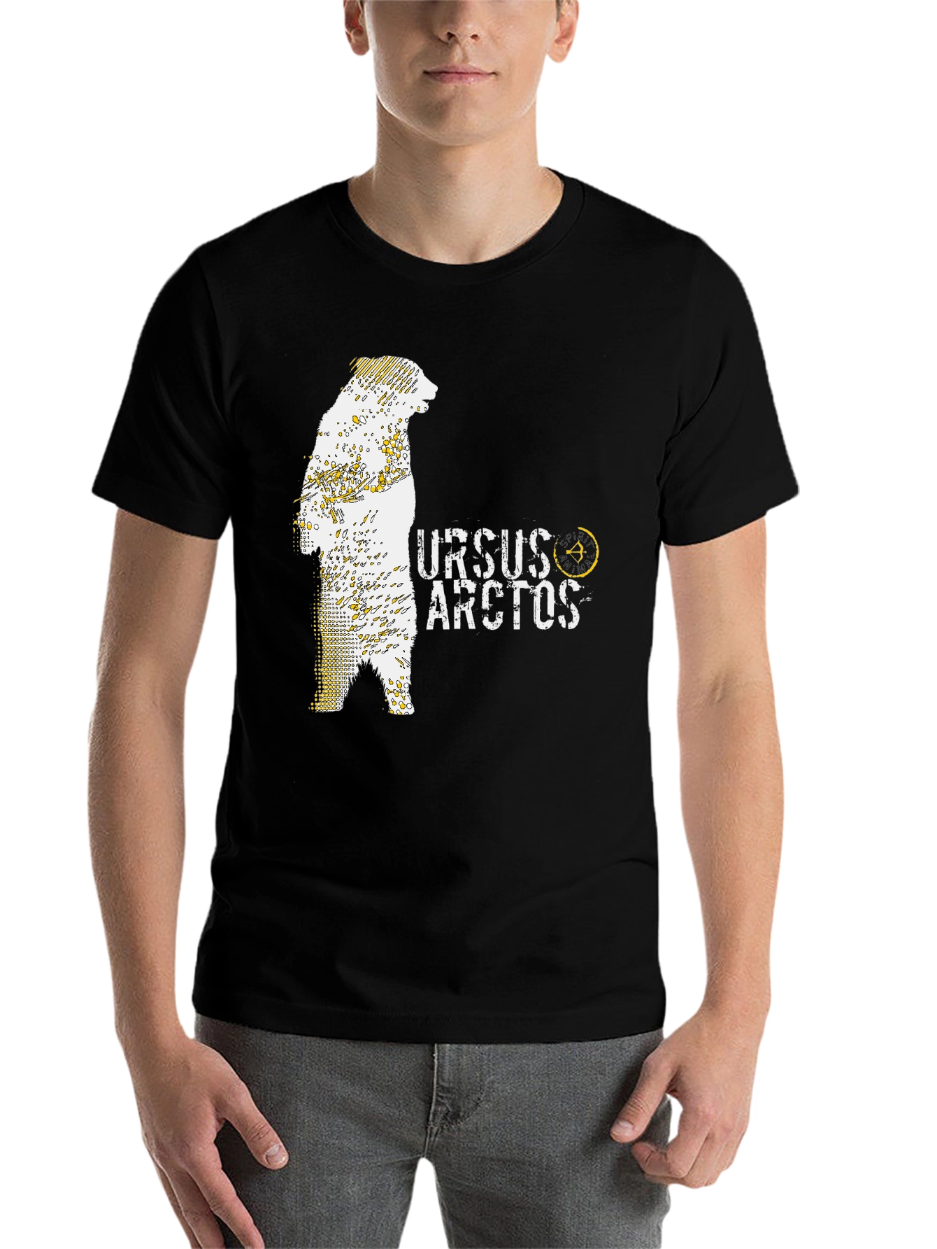Black Ursus Arctos Bear Graphic Tee view 7