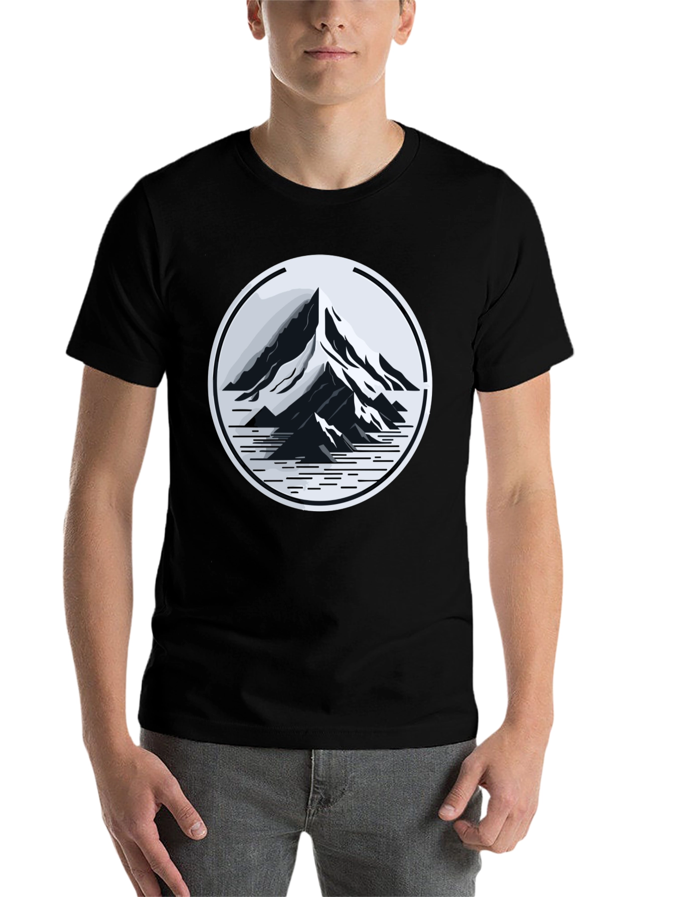 Black Mountain Peak Graphic Tee - Adventure Ready Style view 7