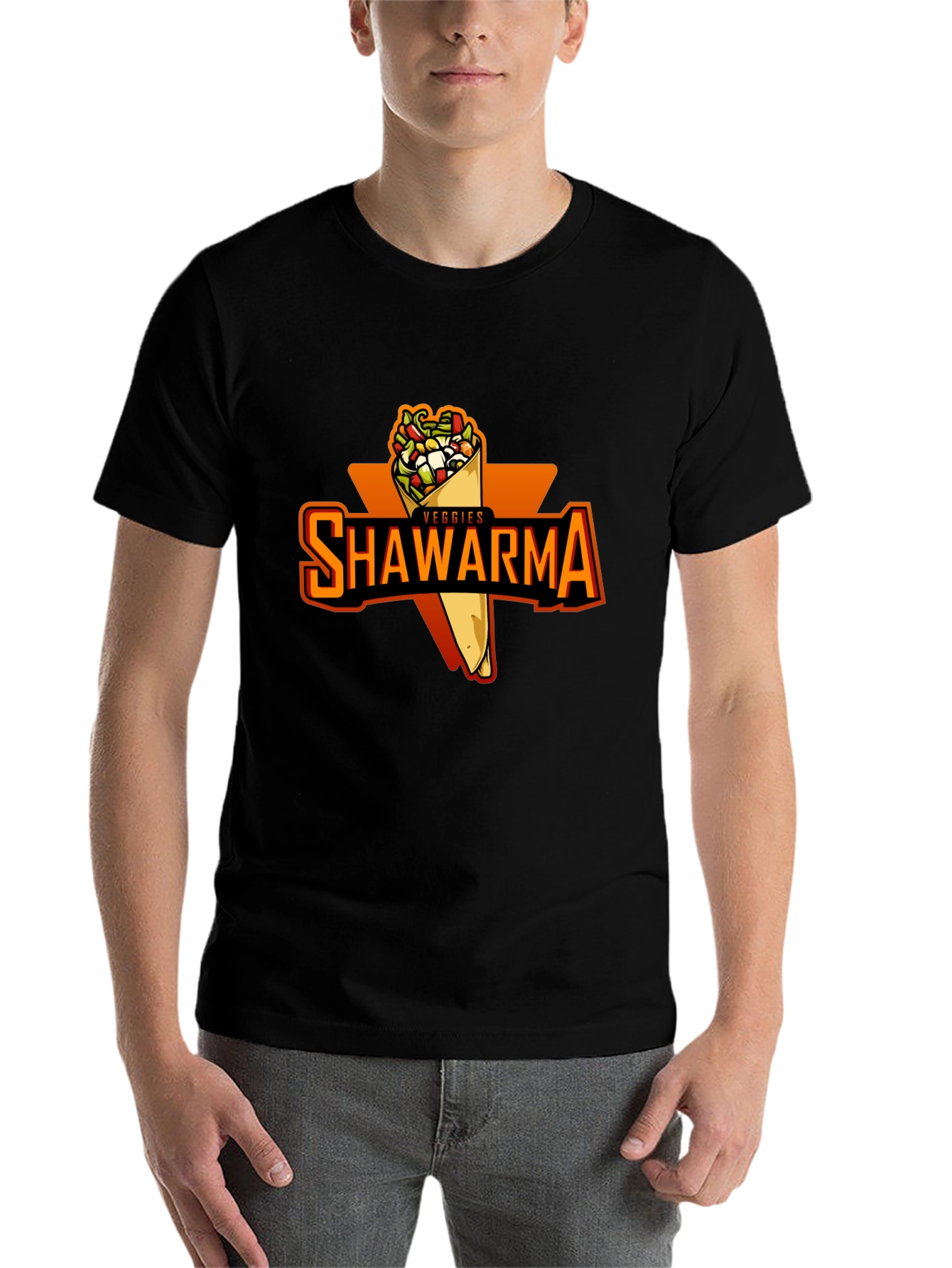 Veggie Shawarma T-shirt - Unisex Graphic Tee - 7