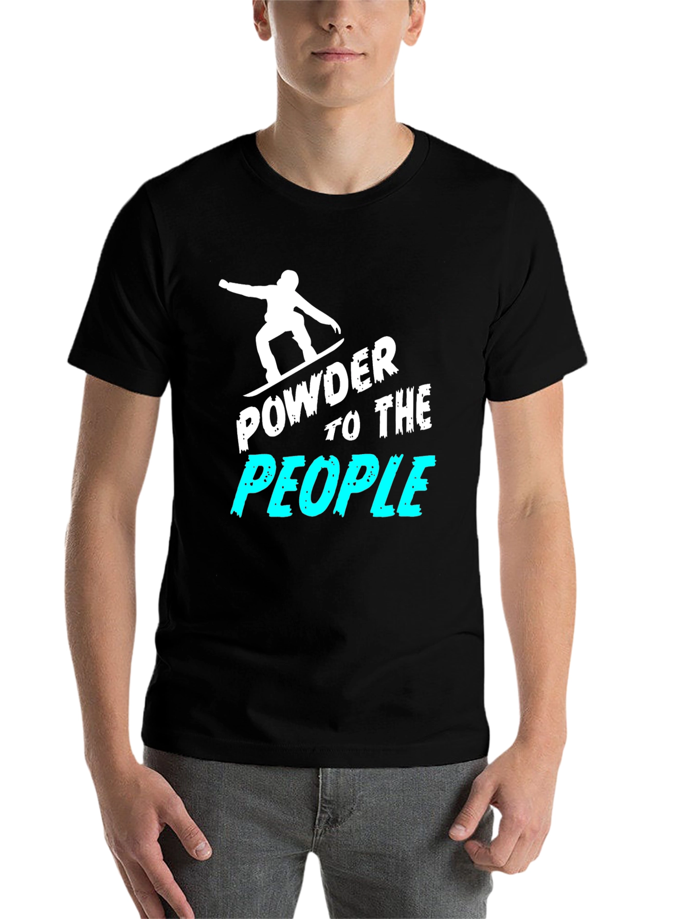 Black Powder to the People Black Graphic Tee view 7