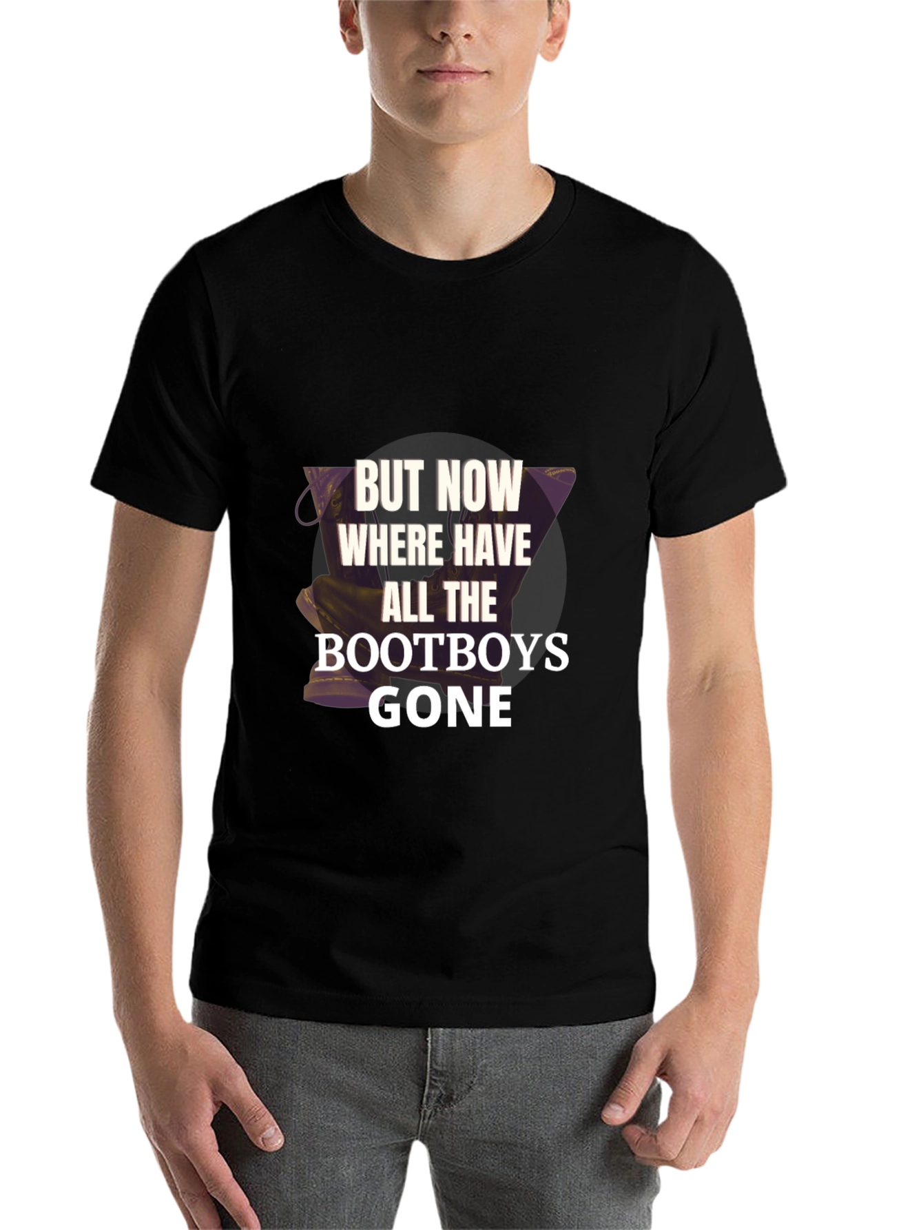 Black Bootboys Graphic T-Shirt - Stylish Cotton Tee view 7