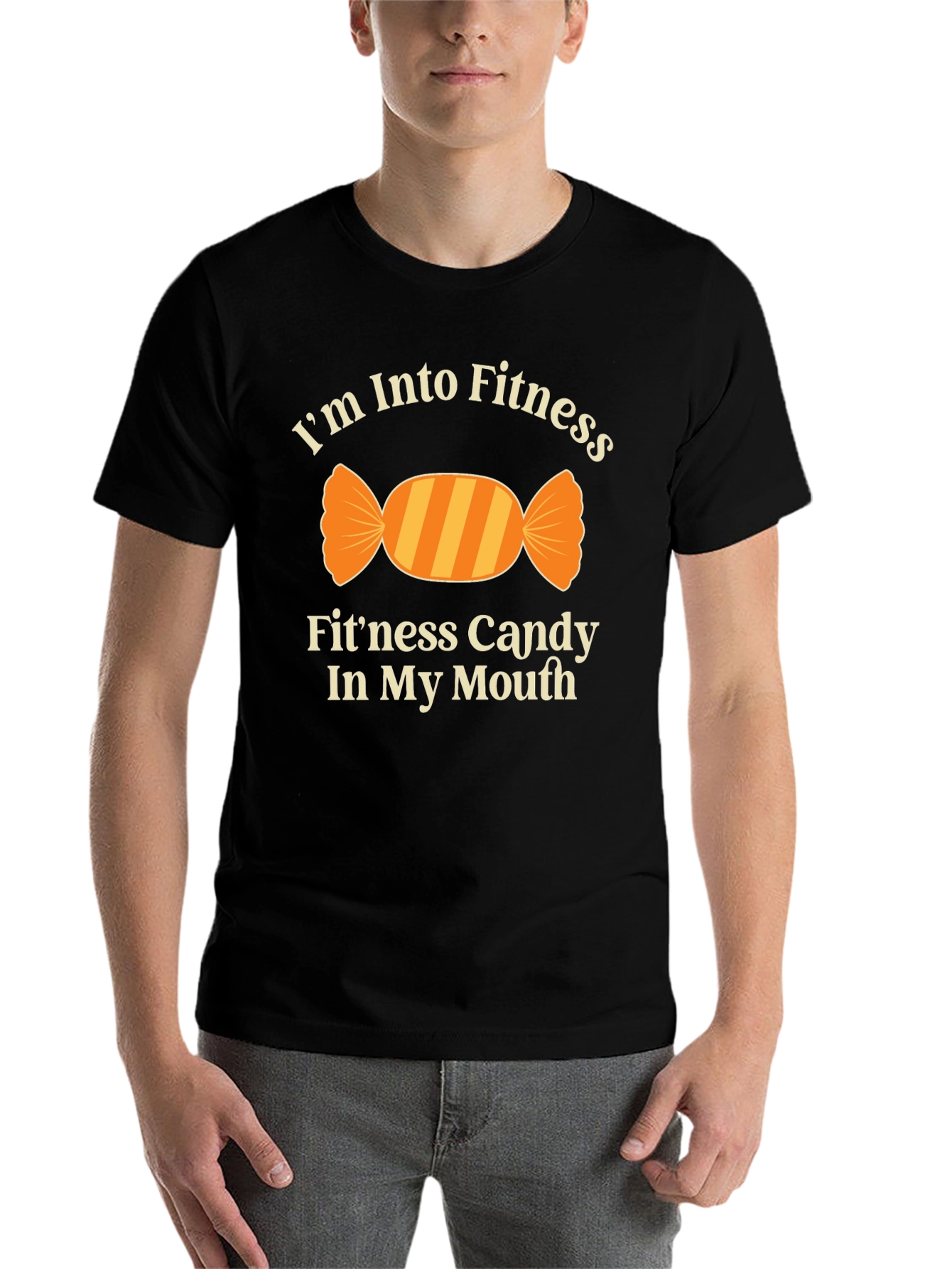 Black Fitness Candy T-Shirt view 7
