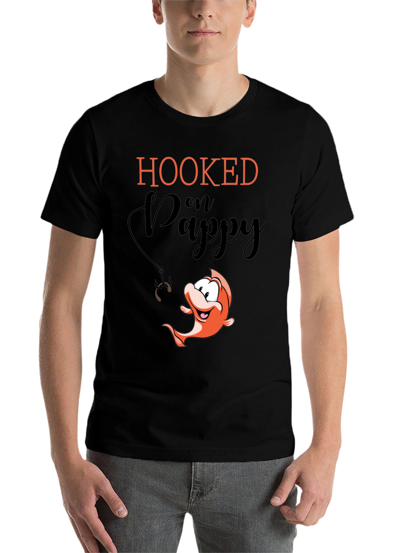 Black Hooked on Pappy Black T-Shirt view 7