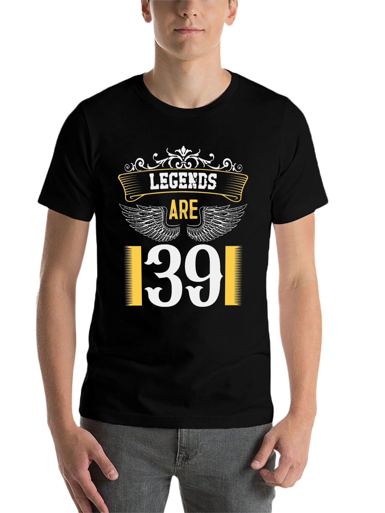 Black Legends Are 139 T-Shirt - Black view 7