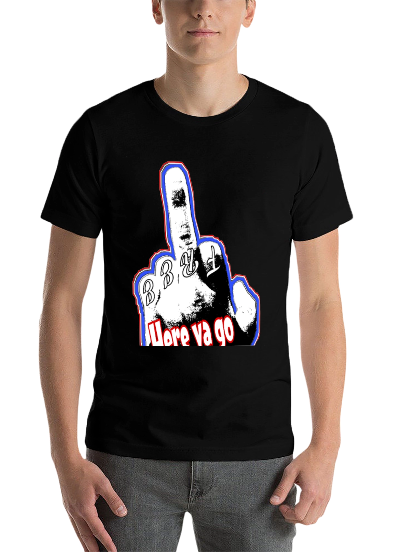 Black Offensive Funny T-Shirt view 7
