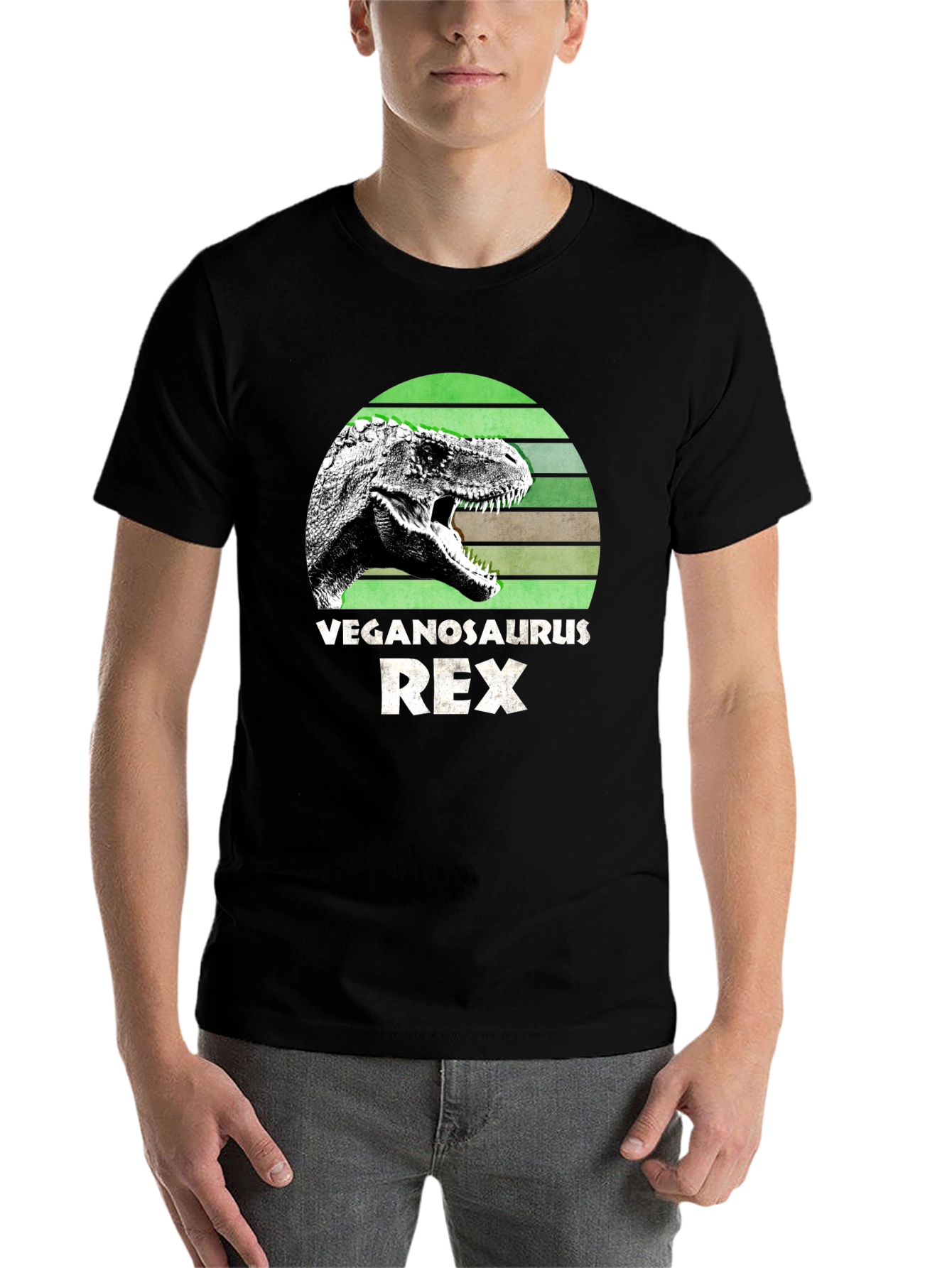 Vegan T-Rex Graphic Tee - 7