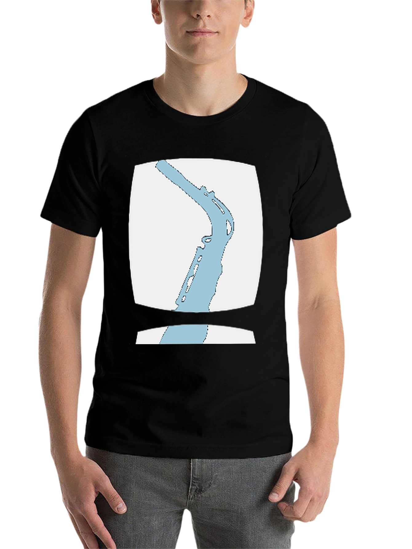 Black Saxophone Graphic T-Shirt view 7