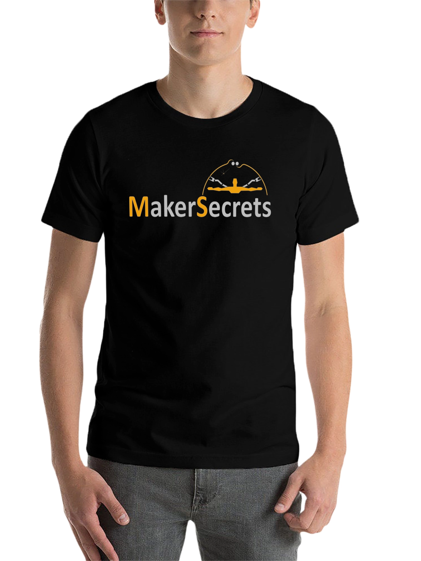 Black MakerSecrets T-Shirt - Black Cotton Blend view 7
