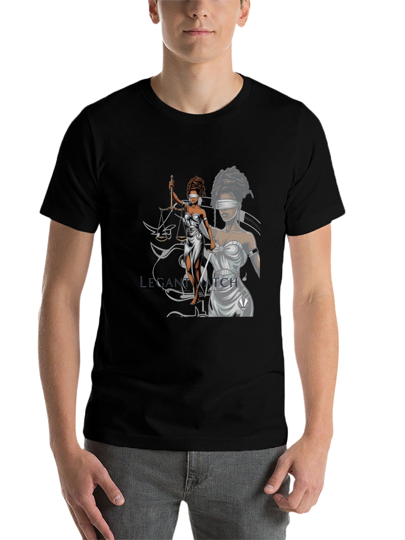 Lady Justice Graphic T-Shirt - 7