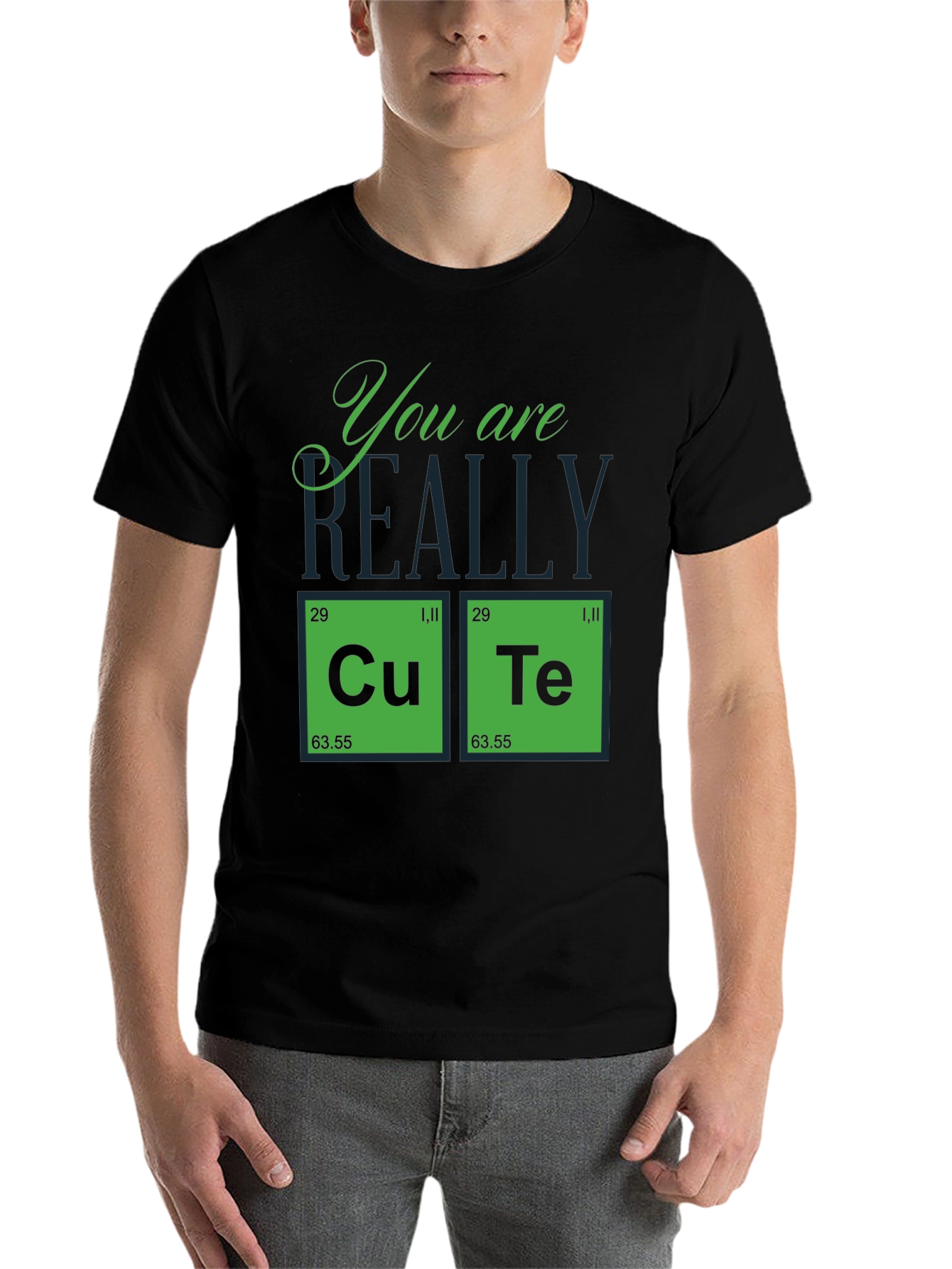 Black Cute Element T-Shirt Funny Chemistry Tee view 7