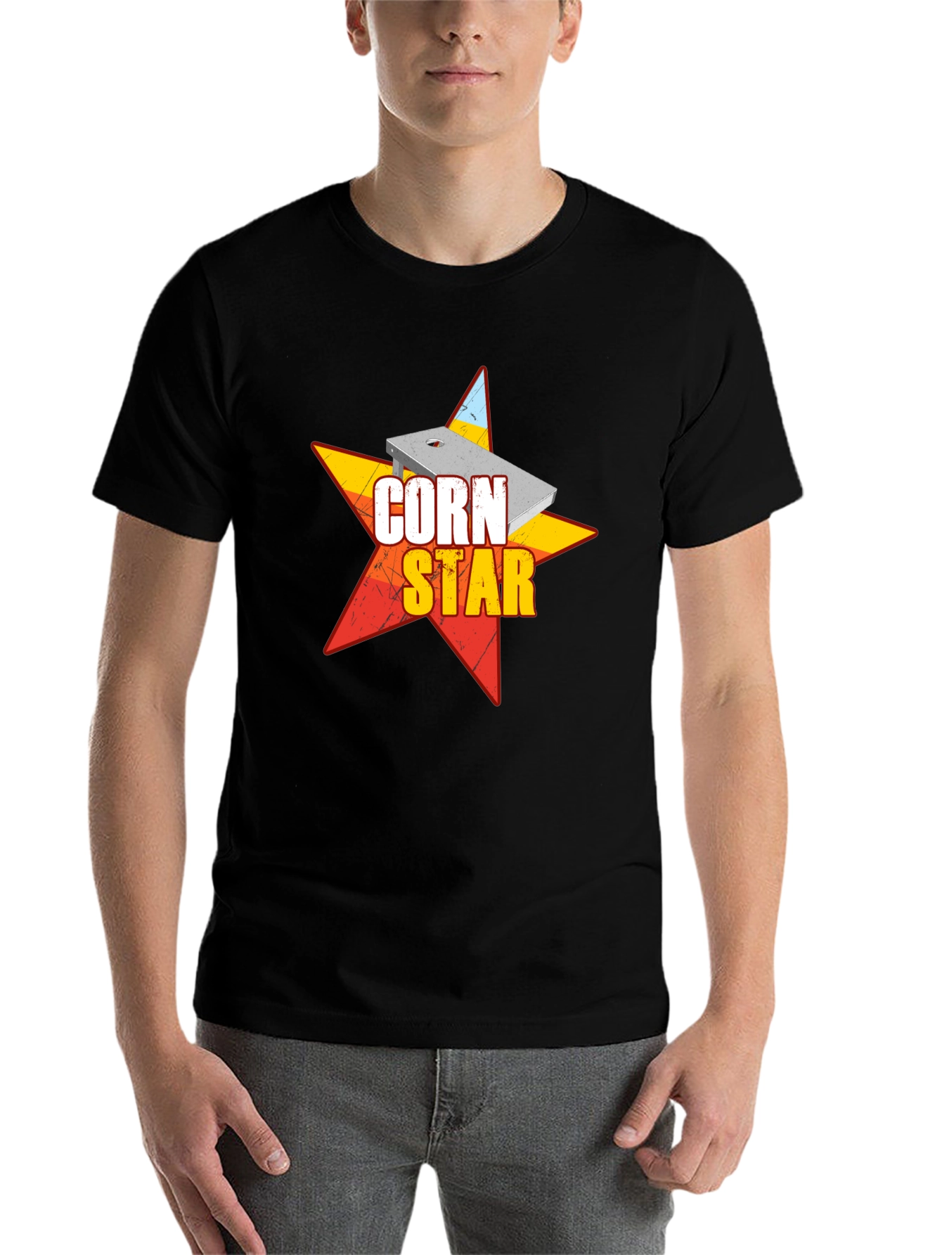 Black Corn Star Graphic T-Shirt view 7