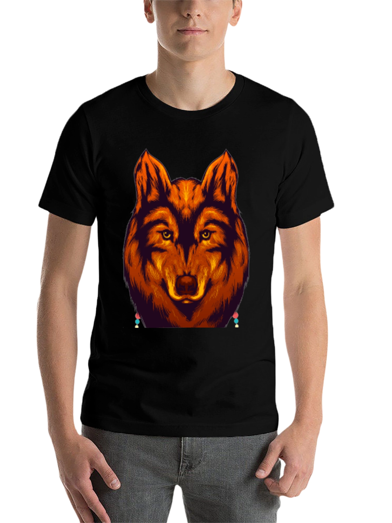 Wolf Graphic Tee - Bold Animal Design - 7