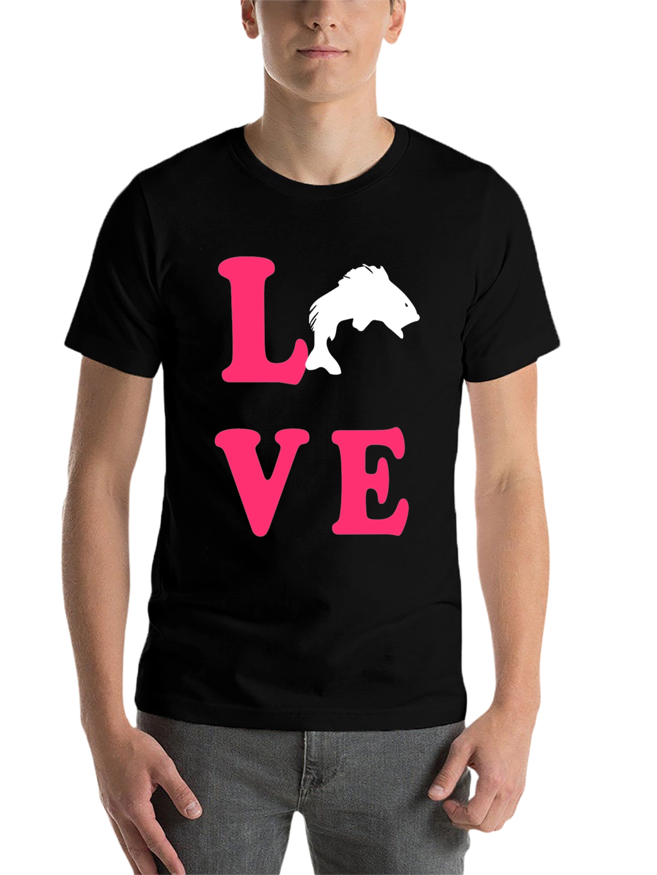 LOVE Fishing T-Shirt: Stylish Angler Apparel - 7