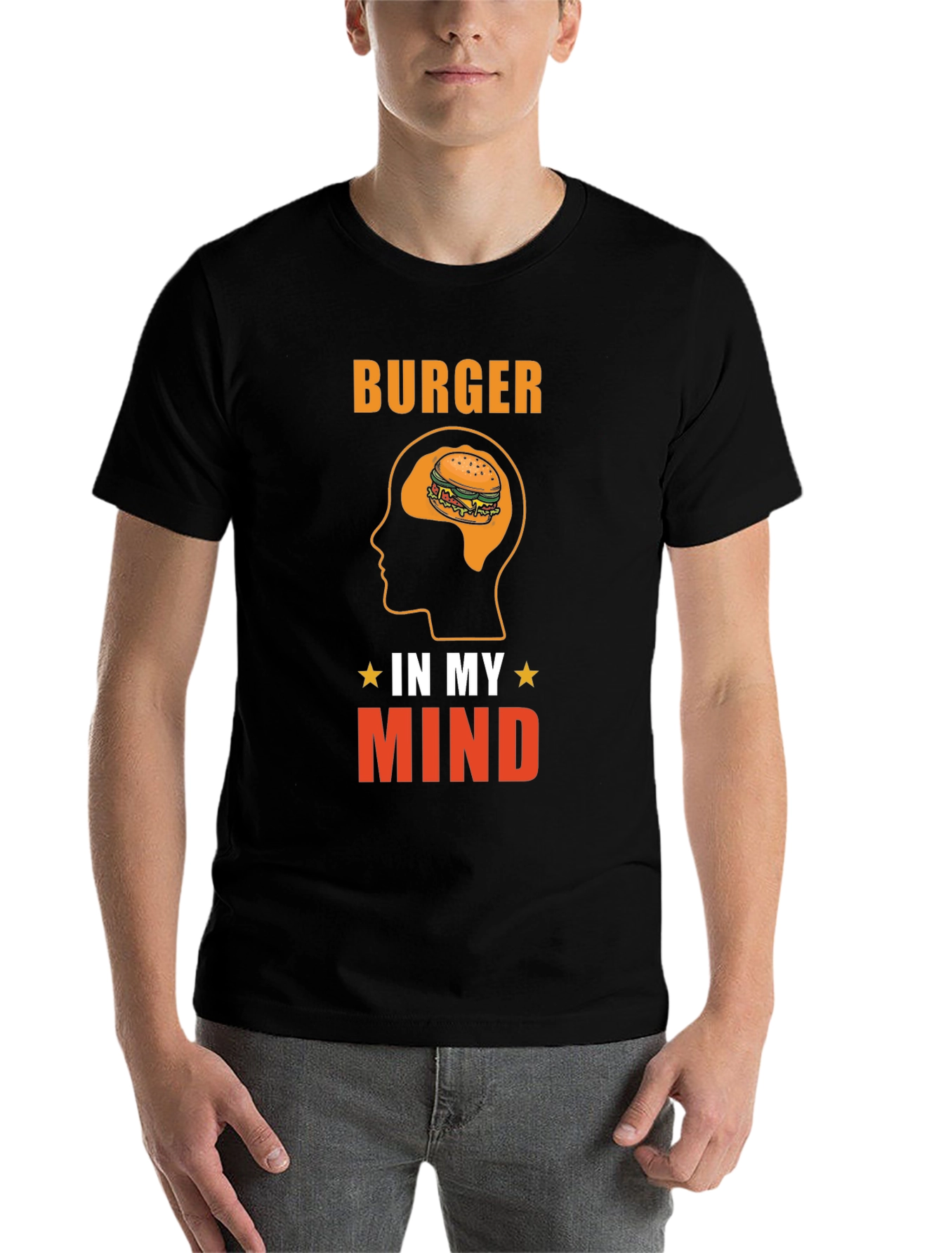 Burger In My Mind Graphic Tee - Foodie T-Shirt - 7
