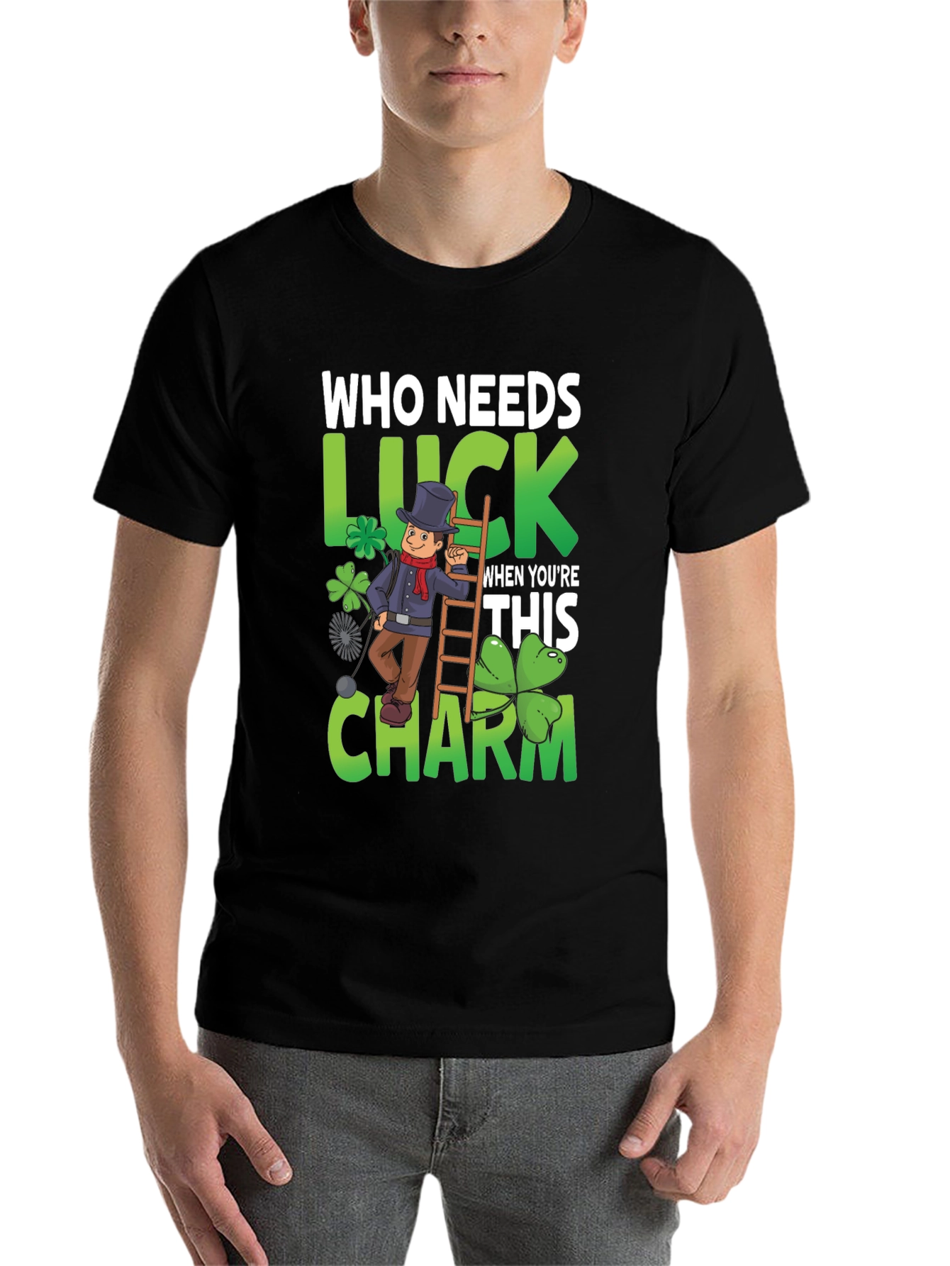 Lucky Charm Graphic T-Shirt - St. Patrick's Day - 7