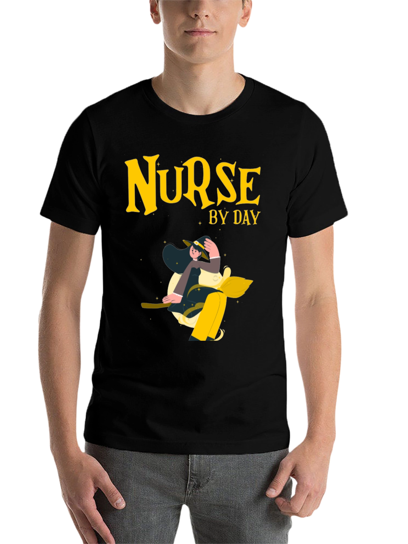 Black Nurse By Day T-Shirt - Novelty Apparel view 7