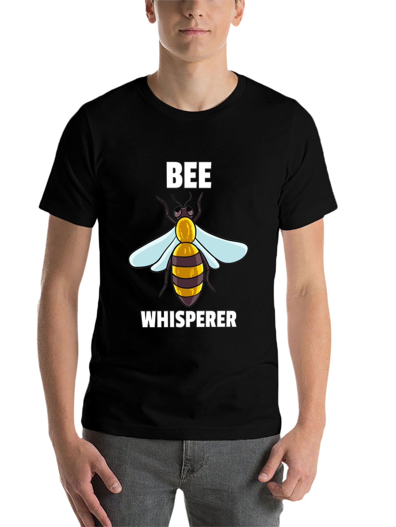 Black Bee Whisperer Graphic T-Shirt view 7