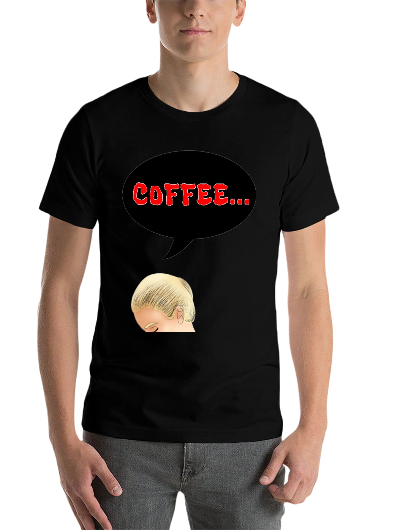 Black Coffee Craving T-Shirt view 7
