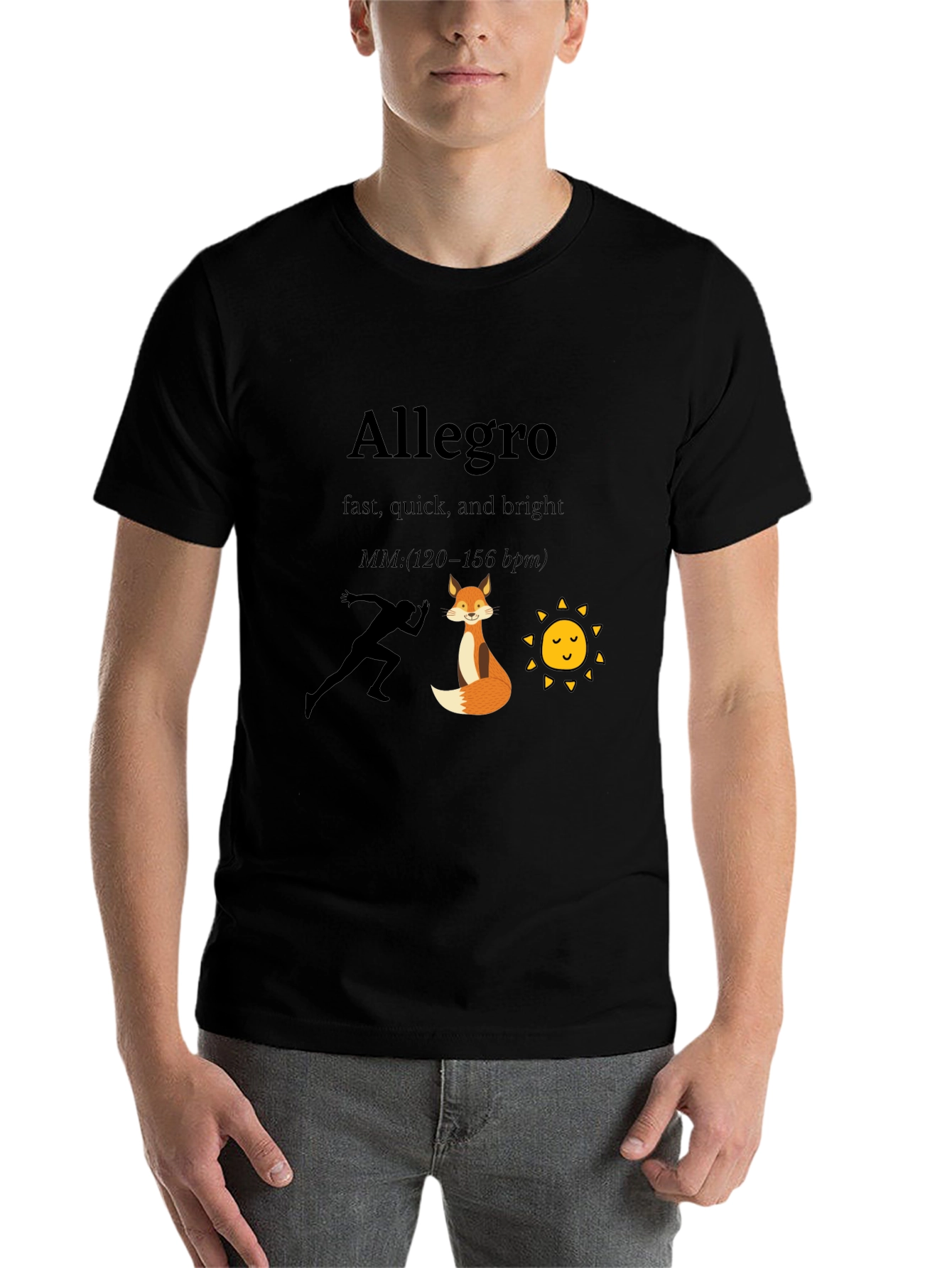 Allegro Speed T-Shirt: Fast, Quick & Bright Design - 7