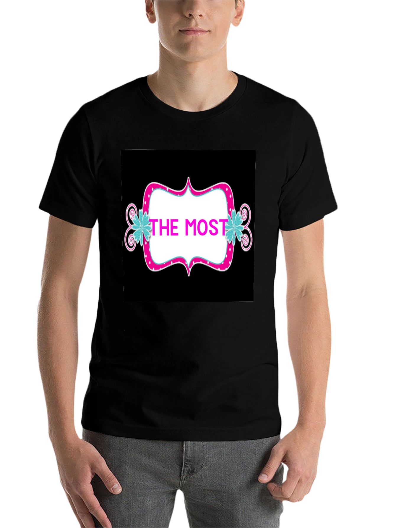 Black The Most T-Shirt - Stylish Graphic Tee view 7