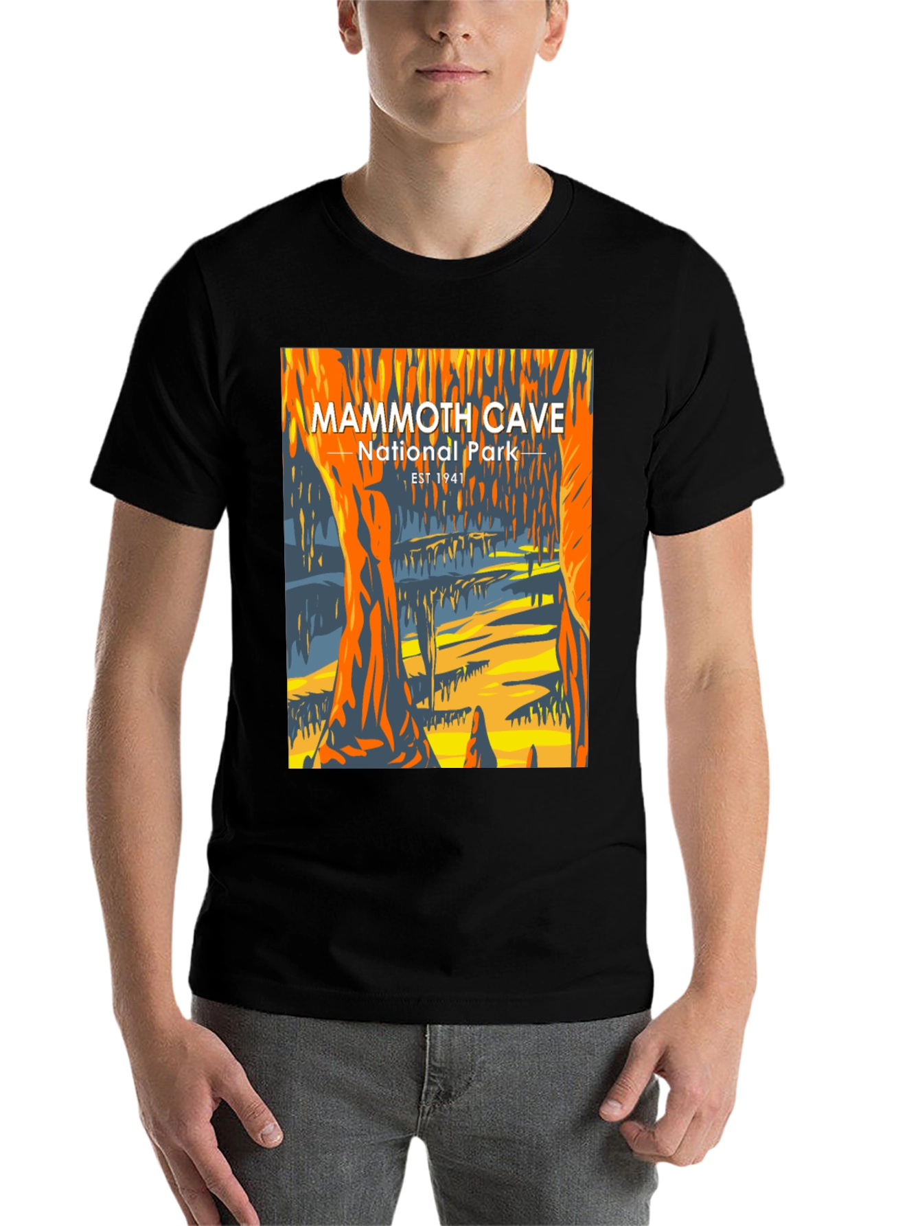 Black Mammoth Cave National Park T-Shirt view 7