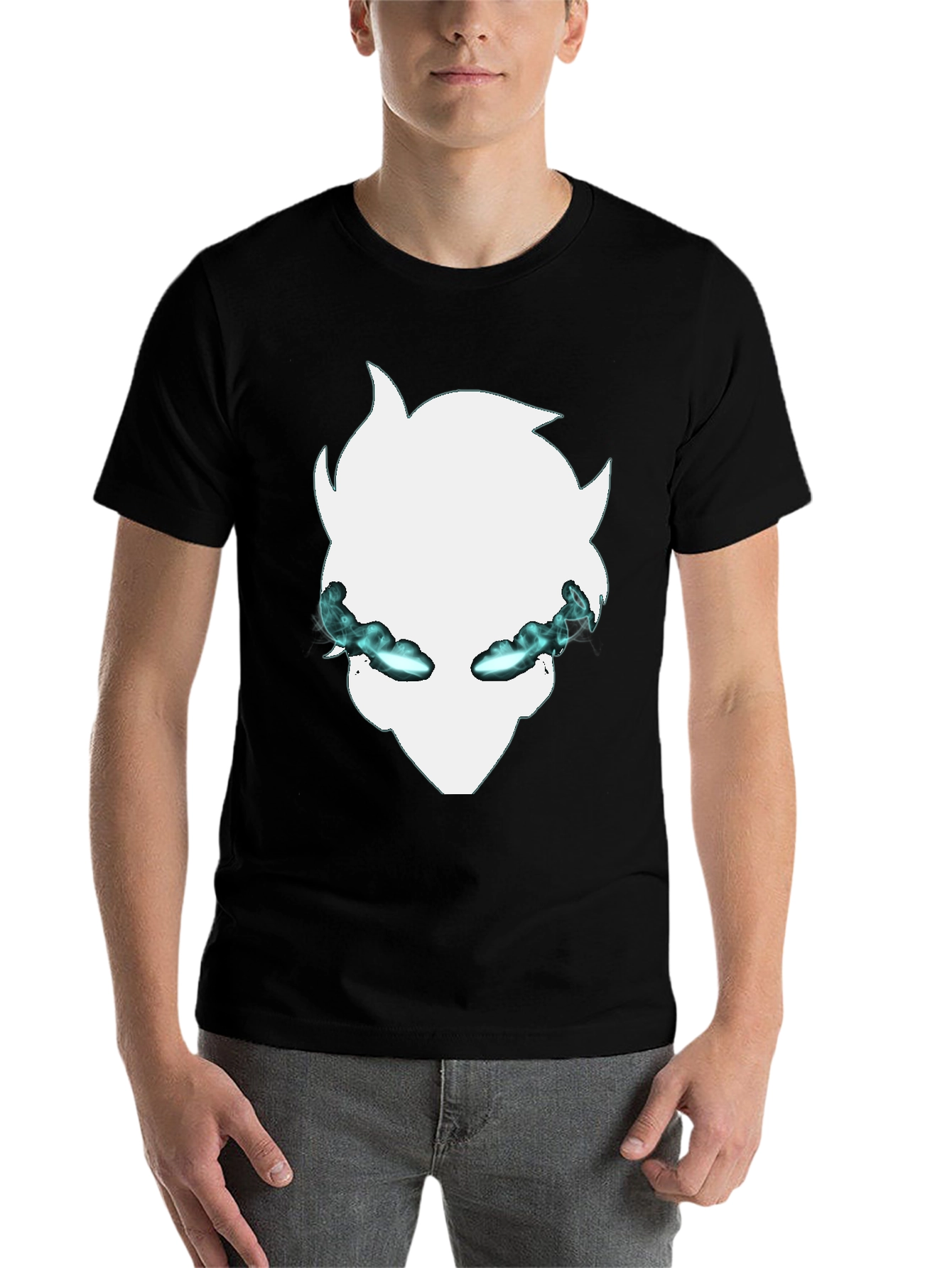 Black Mystic Silhouette Graphic Tee view 7