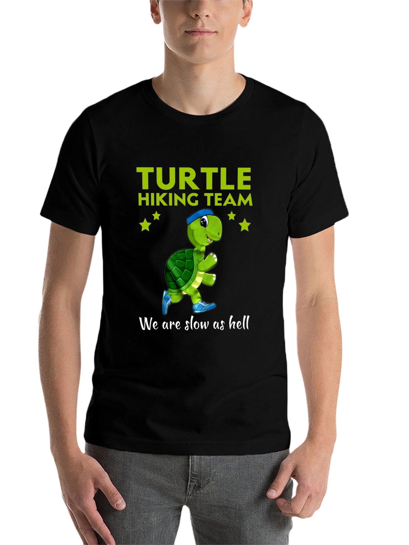 Black Turtle Hiking Team T-Shirt - We Are Slow As Hell view 7