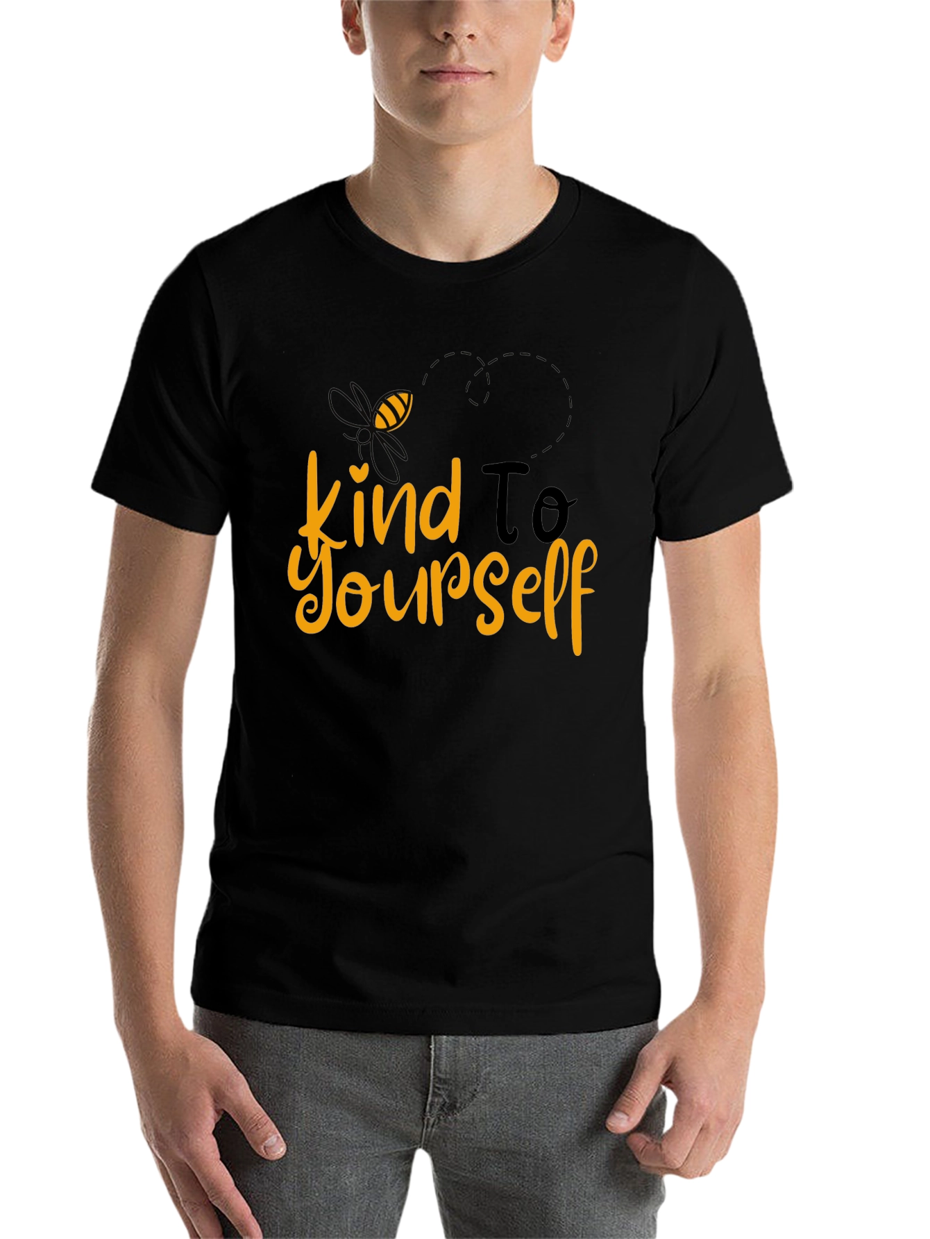 Black Bee Kind To Yourself Graphic T-Shirt view 7