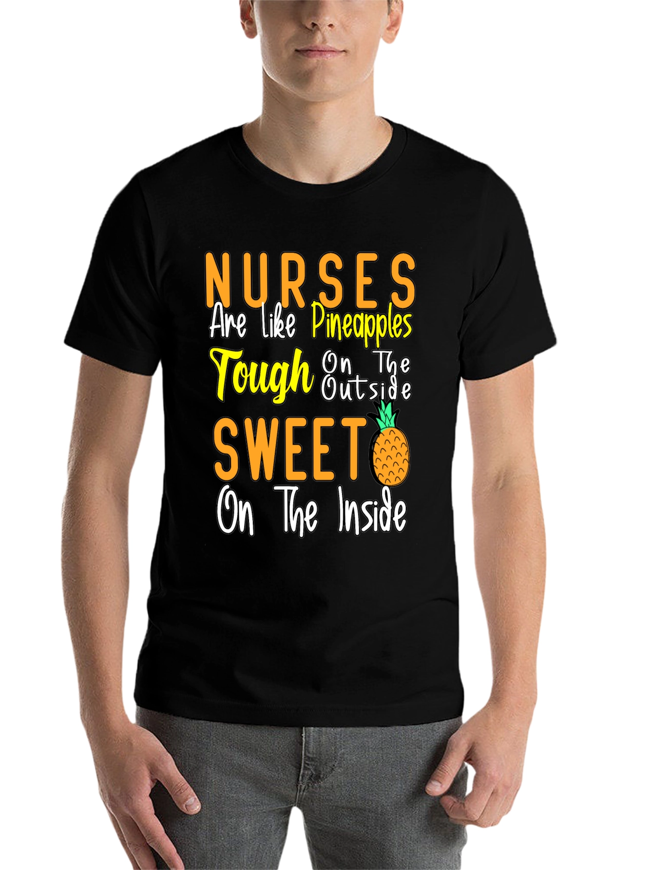 Black Nurses Are Like Pineapples T-Shirt view 7